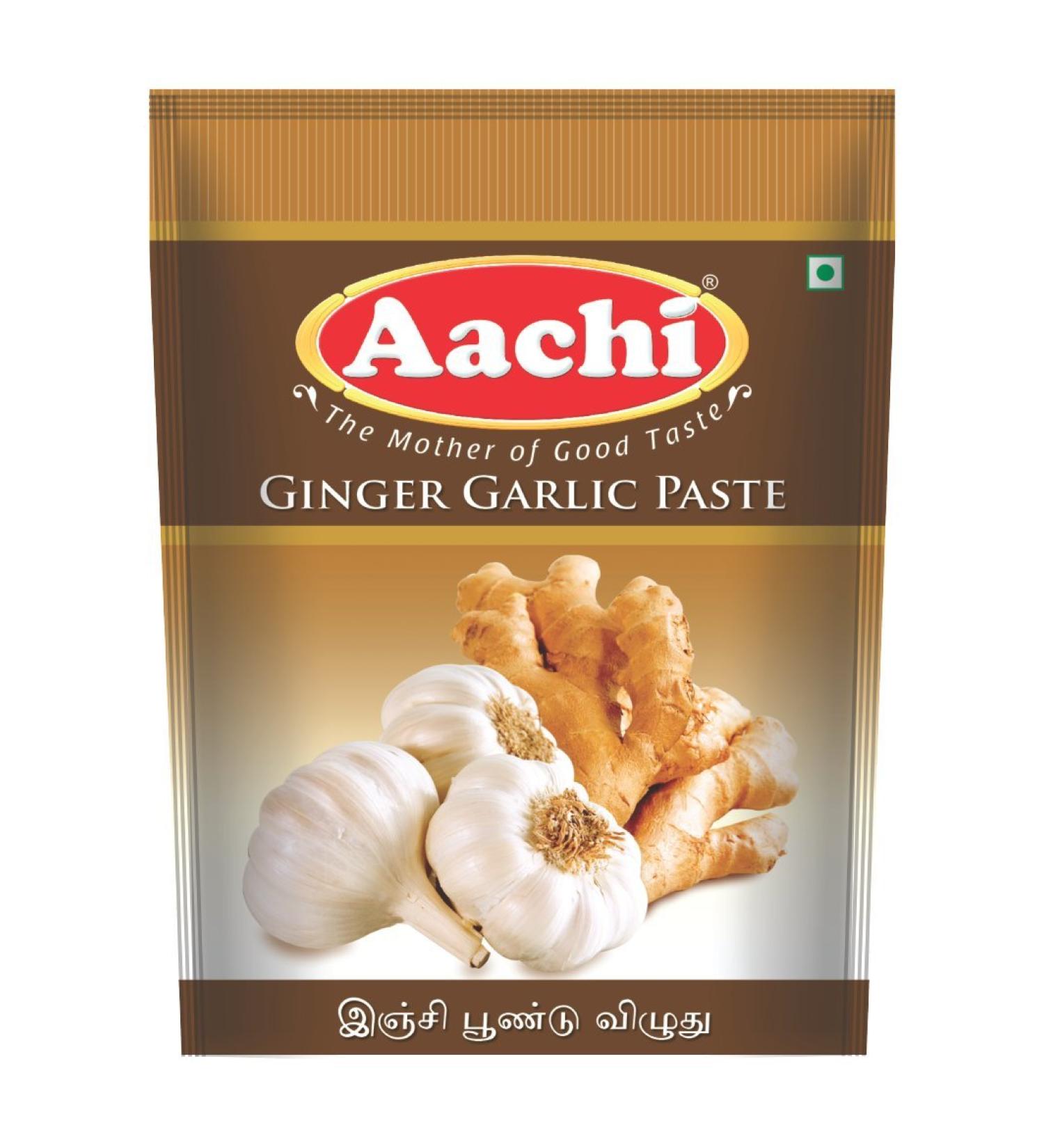 Aachi Ginger Garlic Paste 50G/1.75Oz 100% Natural