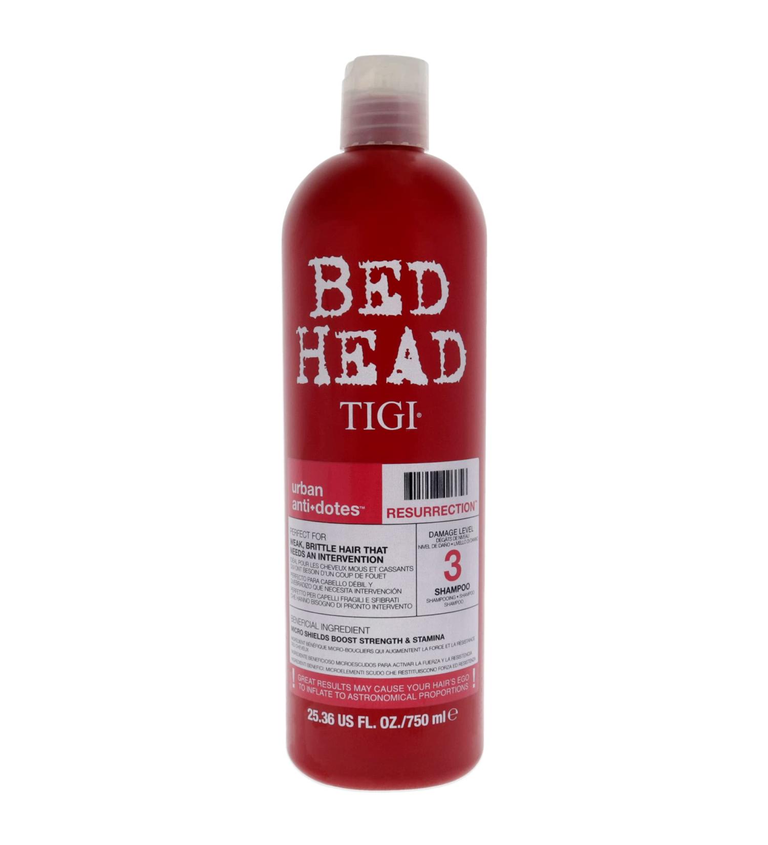 Tigi Bed Head Urban Anti+dotes Resurrection Shampoo - Damage Level 3 - 25.36 Fl Oz - Buy Online on SooperMarket.com