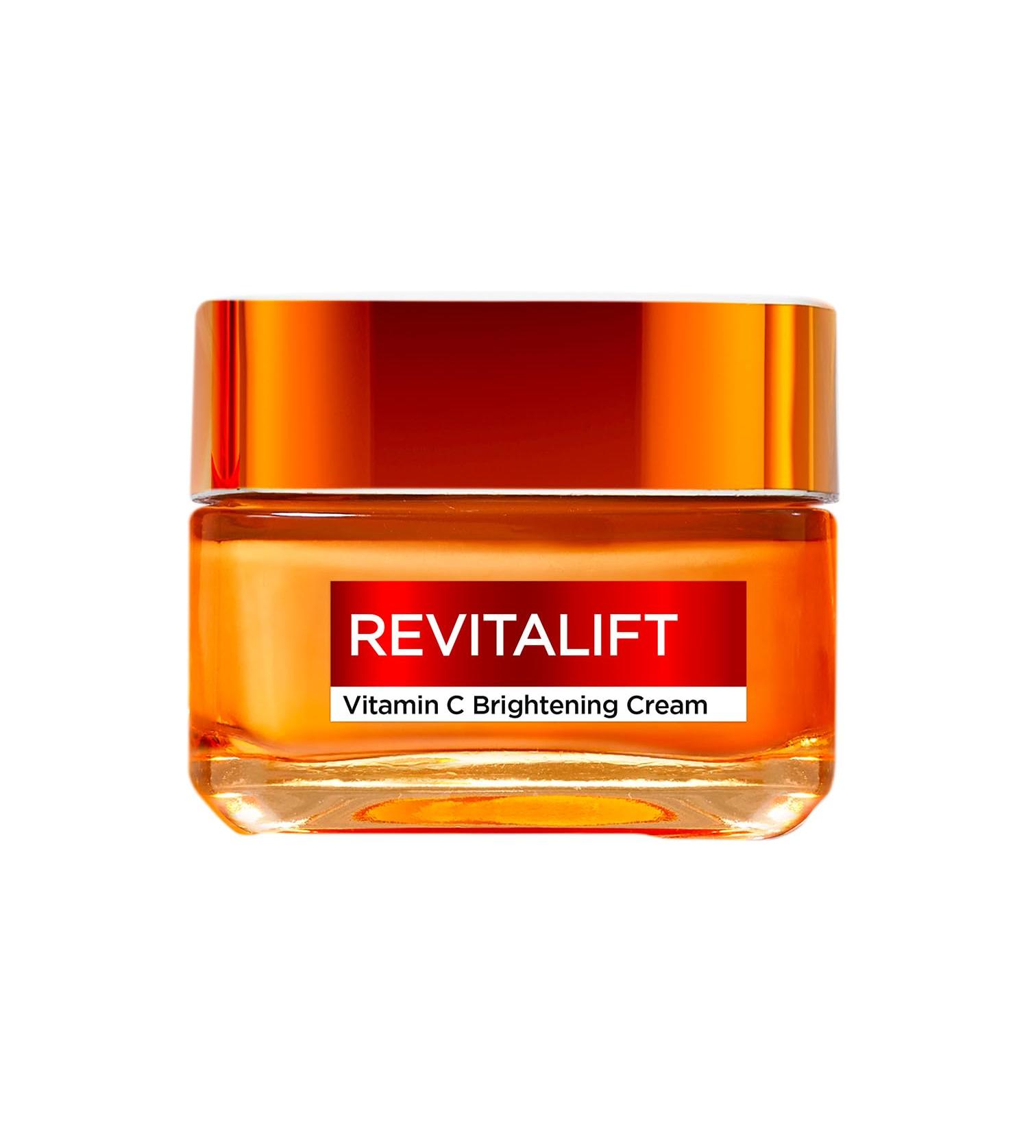 L'Or al Paris Revitalift Vitamin C Brightening Cream for Face With Vitamin C and Salicylic Acid Brightens Skin Tightens Pores and Reduces Appearance of Lines 50ml - Buy Online on SooperMarket.com