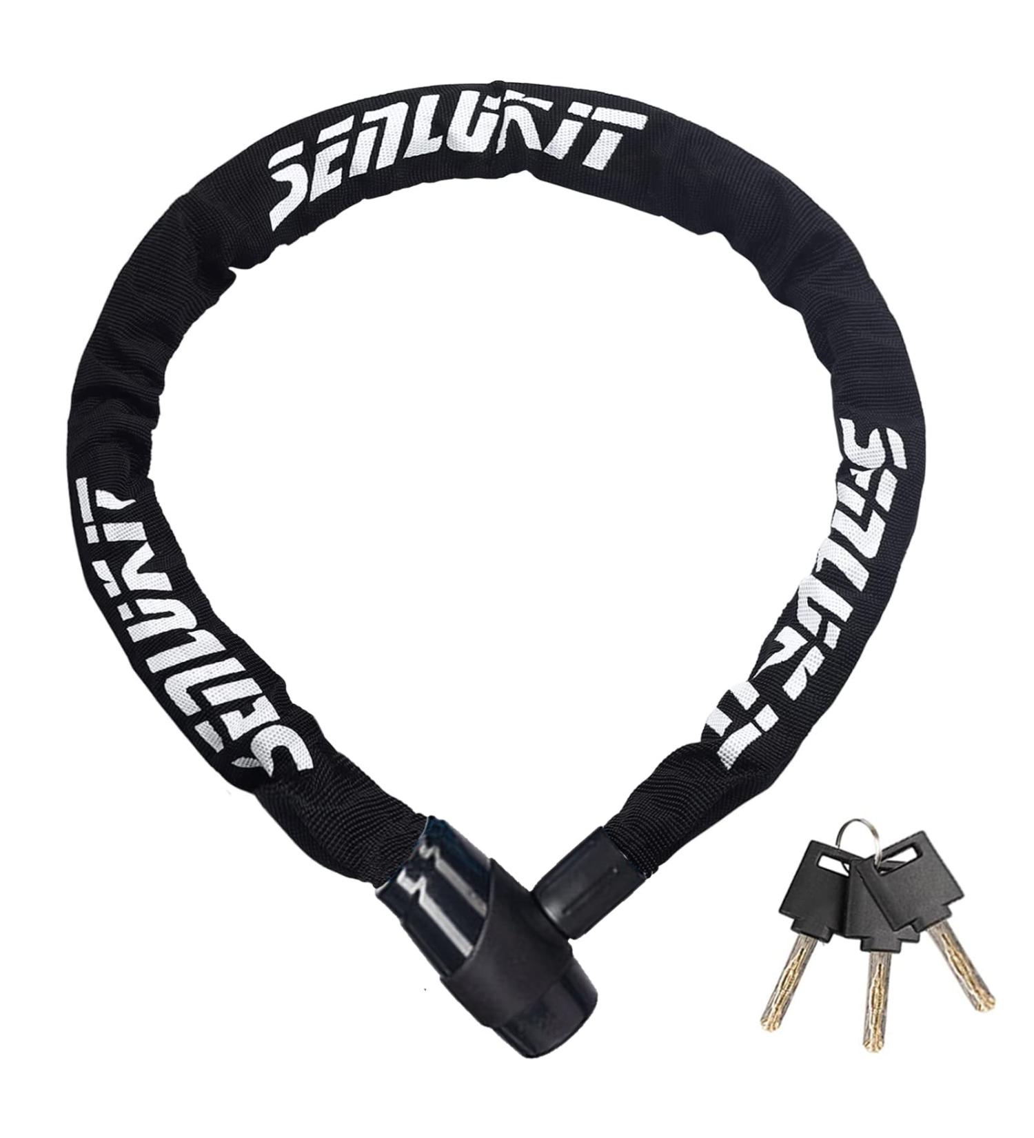 Buy SenluKit High Security Bicycle Lock Level 5 - Anti-Theft Key Lock (Black) | International Shipping Available - Buy Online on SooperMarket.com