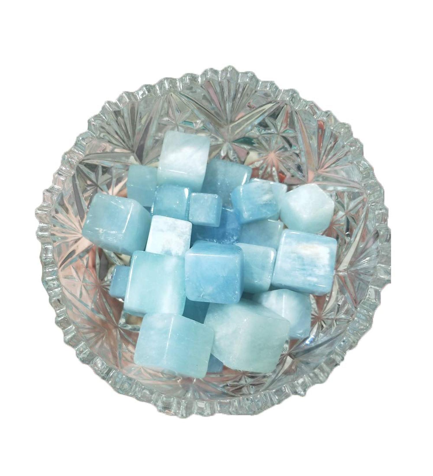 100g 10-15pcs Large Particles Natural Aquamarine Quartz Crystal Specimen Lucky Crystal Love Natural s and Minerals ZFUGEDRLI - Buy Online on SooperMarket.com