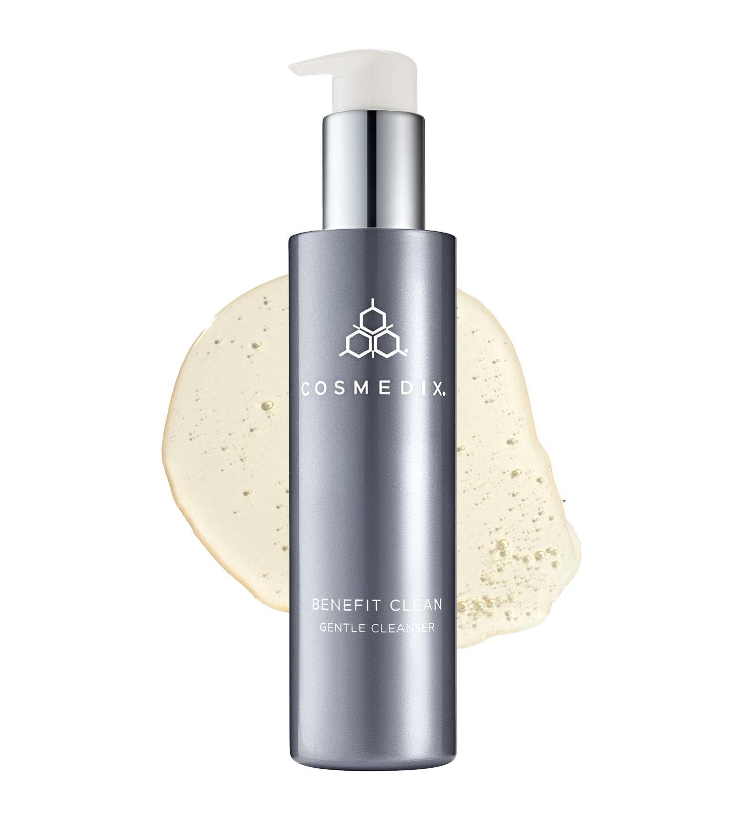 COSMEDIX Benefit Clean Gentle Face Cleanser Gel - Hydrating and Pore Minimizing Acne Treatment with Grapefruit Oil and Amaranth for Clean, Glowing Skin - Buy Online on SooperMarket.com