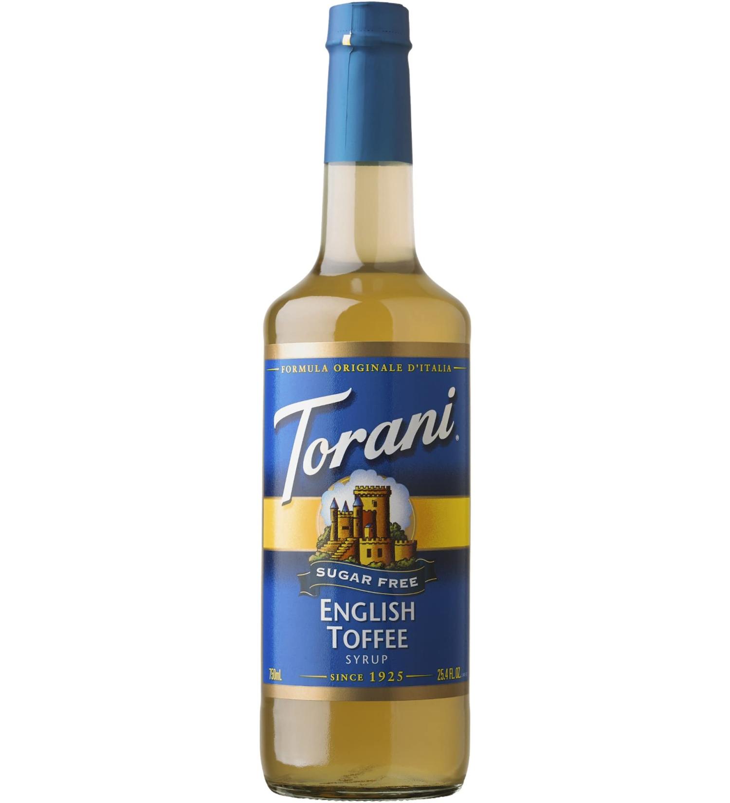 TORANI Sugar Free English Toffee Syrup 750ml PET - Buy Online on SooperMarket.com