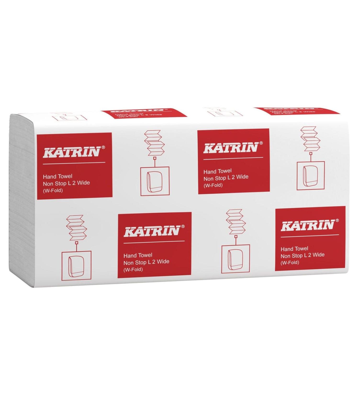 3000 Katrin folding towels / towel paper Classic non-stop L2 leaf dimension: 24 x 32 cm interfalz / interfold packaging unit: 25x120 3000 cloths in a practical cell phone pack # white 150 pieces (20 pack)