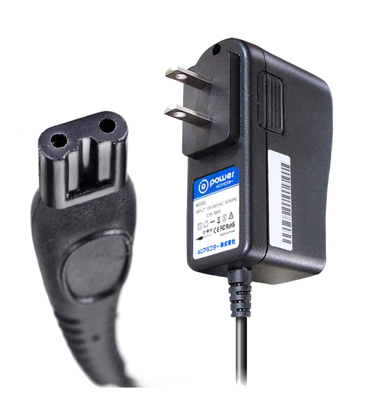 T-Power AC Adapter FOR 15V Philips Norelco Phillips SmartTouch-XL & Speed-XL: 9170XLCC 8170XLHQ9190 HQ9170 HQ9160 HQ9100 HQ9090 HQ9080 HQ9070 HQ9020 HQ8172 HQ8170 HQ8155 HQ8150 Razor ONLY AC DC Charger Replacement Switching Power Supply Cord Charger