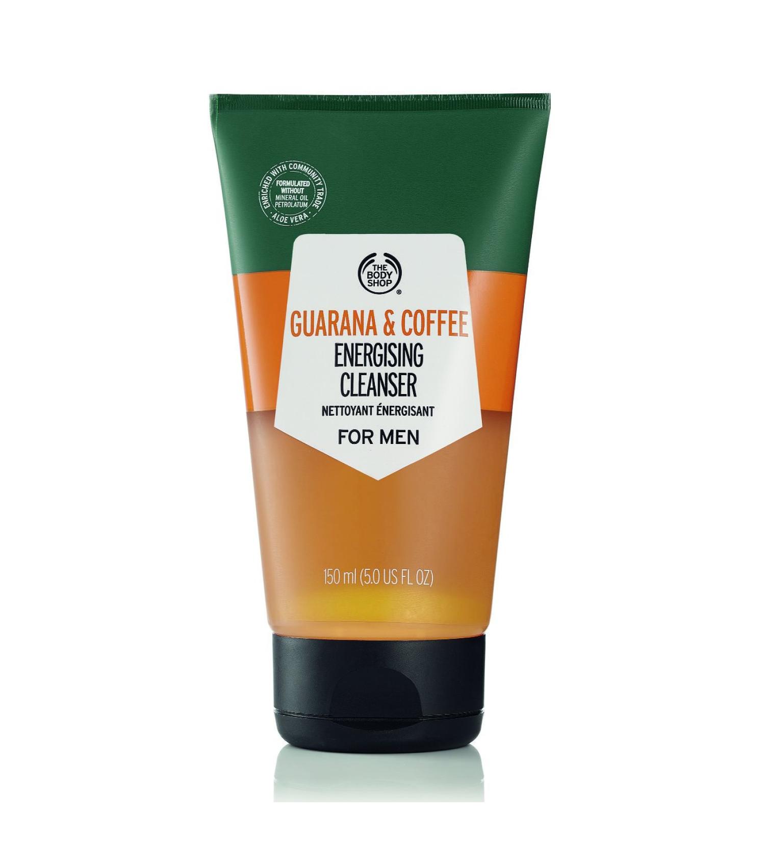 The Body Shop Guarana and Coffee Energizing Cleanser For Men - 5 Fl Oz (Vegan) - Buy Online on SooperMarket.com