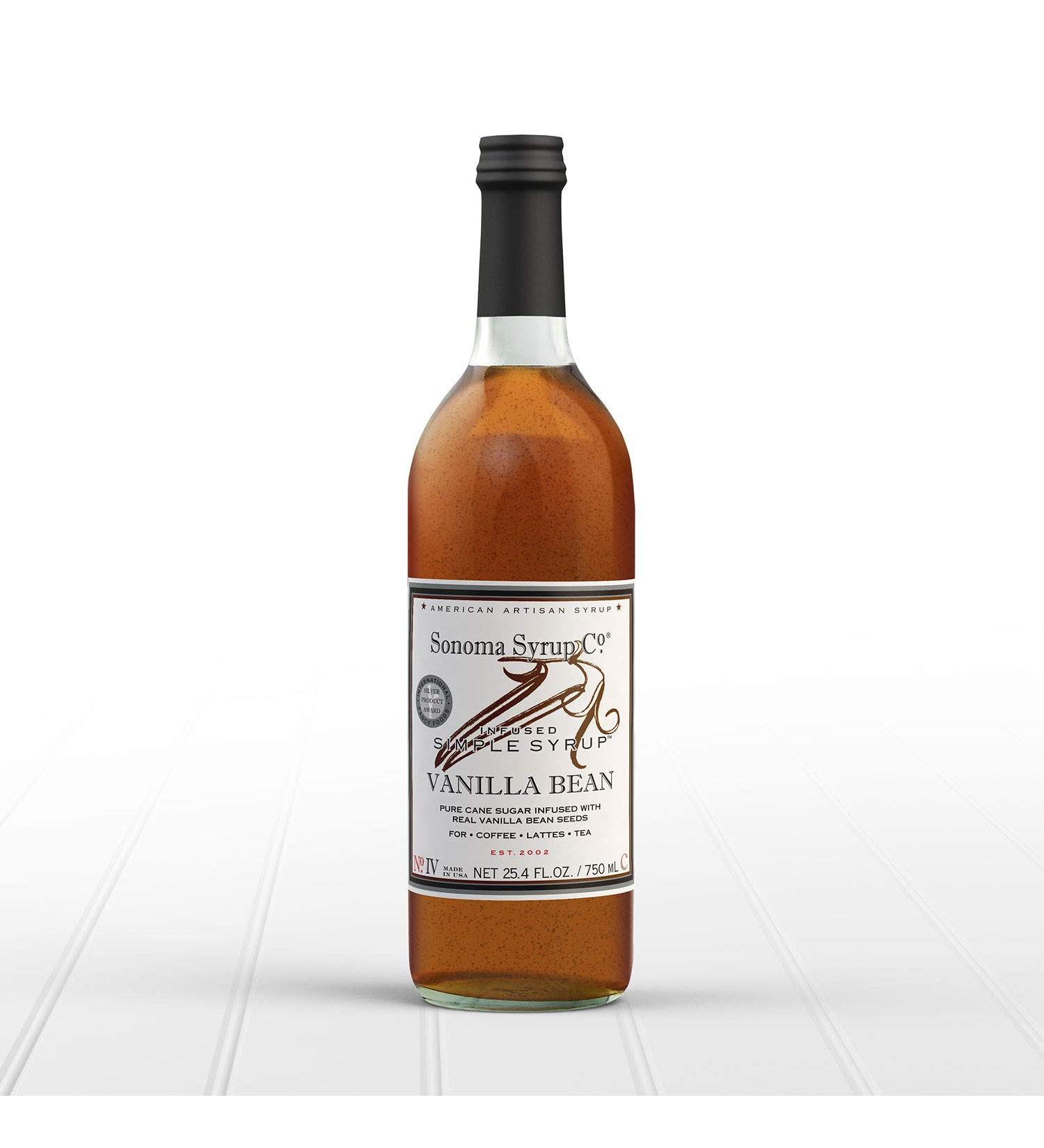 Sonoma Syrup Co Vanilla Bean Infused Syrup - 25.4 Fl Oz for Coffee, Cocktails, & Cooking - Buy Online on SooperMarket.com