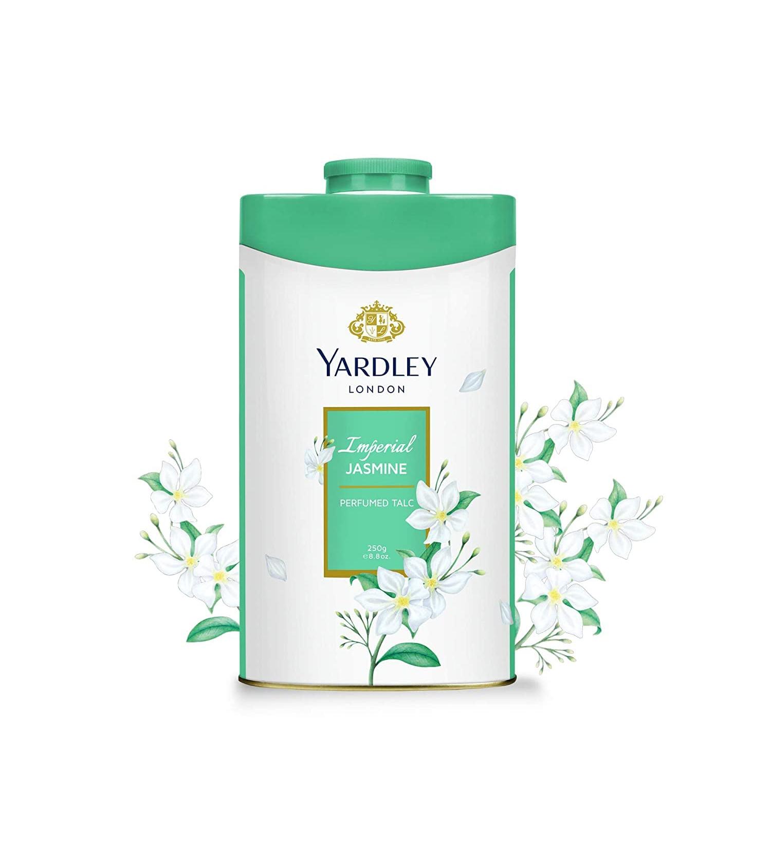 Yardley Jasmine Perfumed Talc 250g (8.80 oz) - Pack of 1 - Buy Online on SooperMarket.com