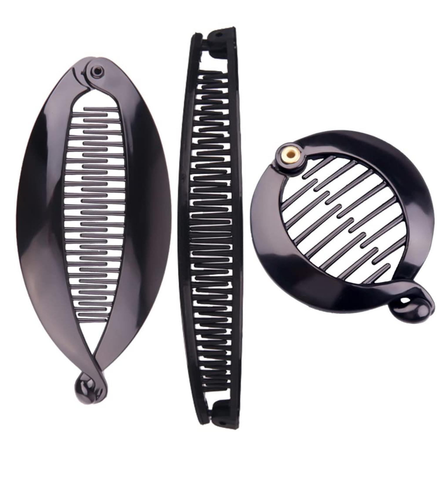 Banana Clips Hair for Thick & Fine Hair - Fishtail Hair Clip and Ponytail Holder for Women and Girls - Buy Online on SooperMarket.com
