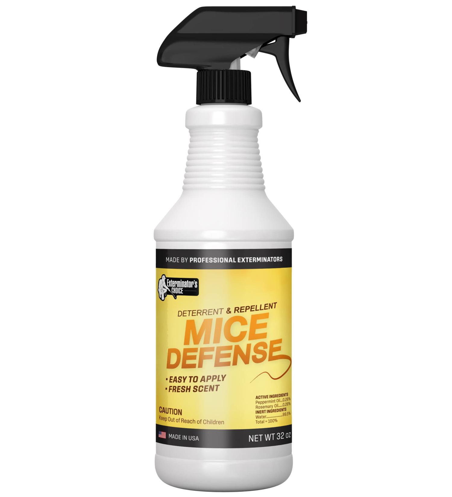 Exterminators Choice Mice Defense 32oz: Natural Mice Repellent with Peppermint Oil - Buy Online on SooperMarket.com