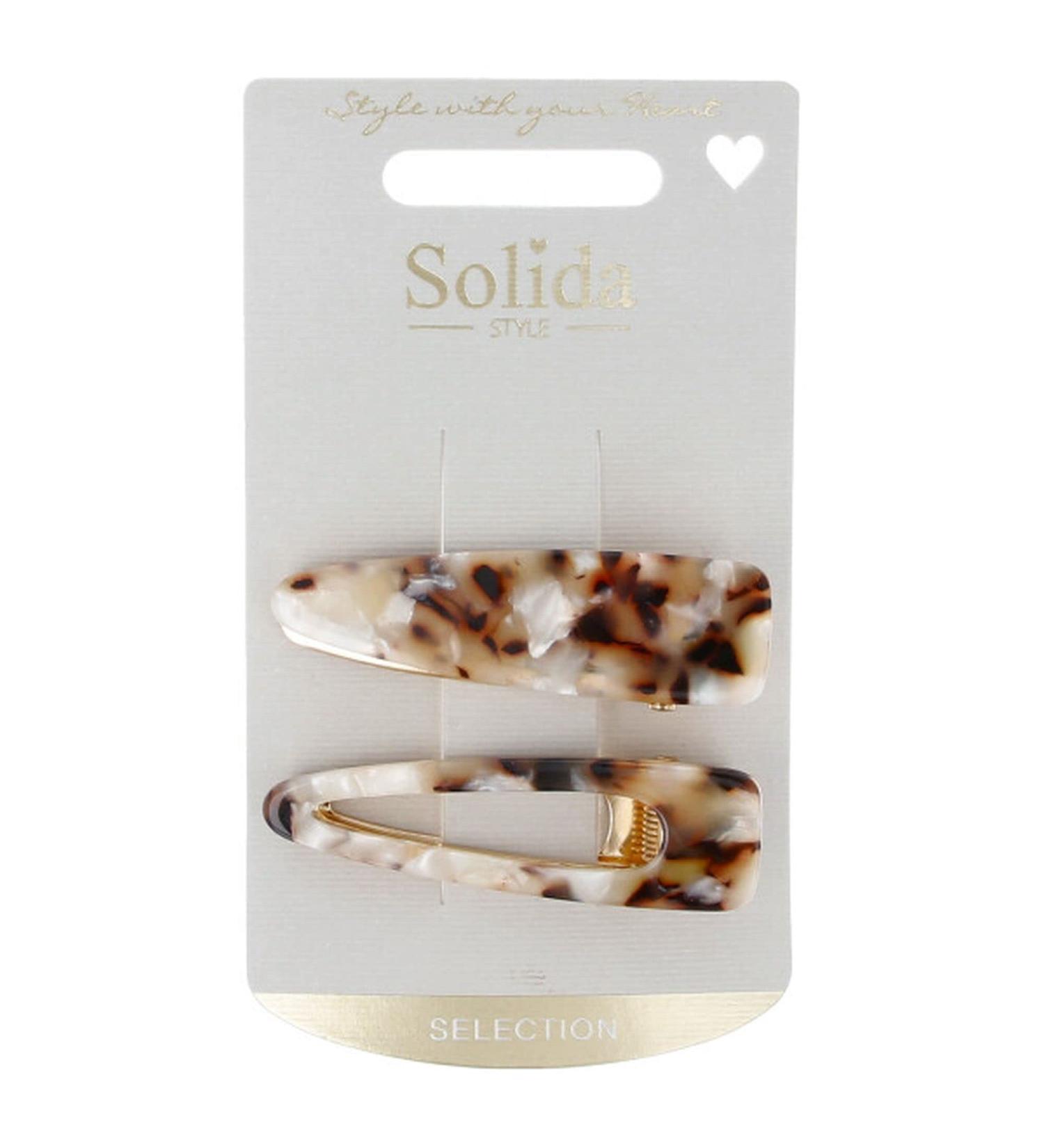 Solida Selection hair clips Click Clack print 2 pieces