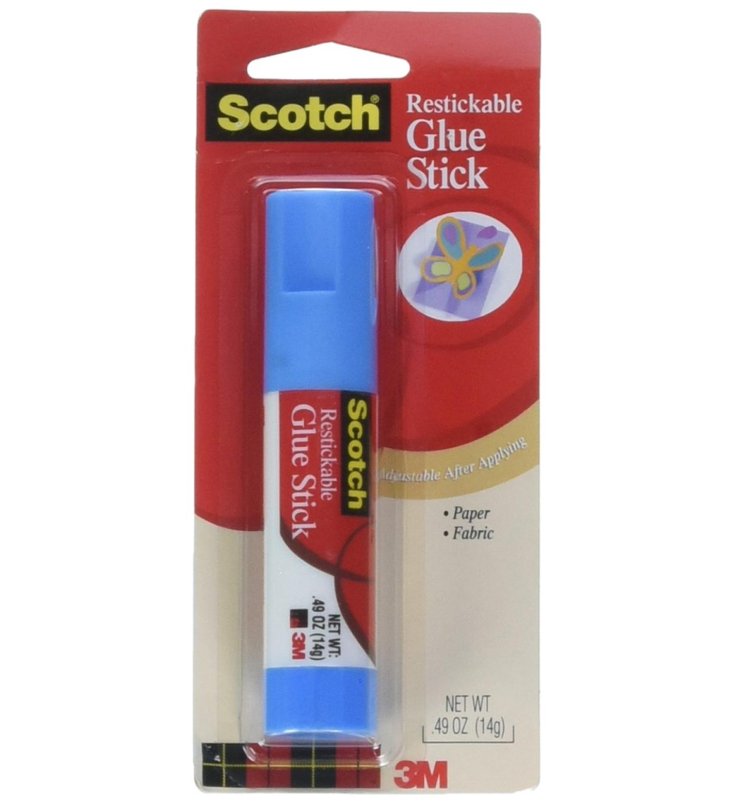 Removable Restickable Glue Stick  .49oz  Repositionable Stick