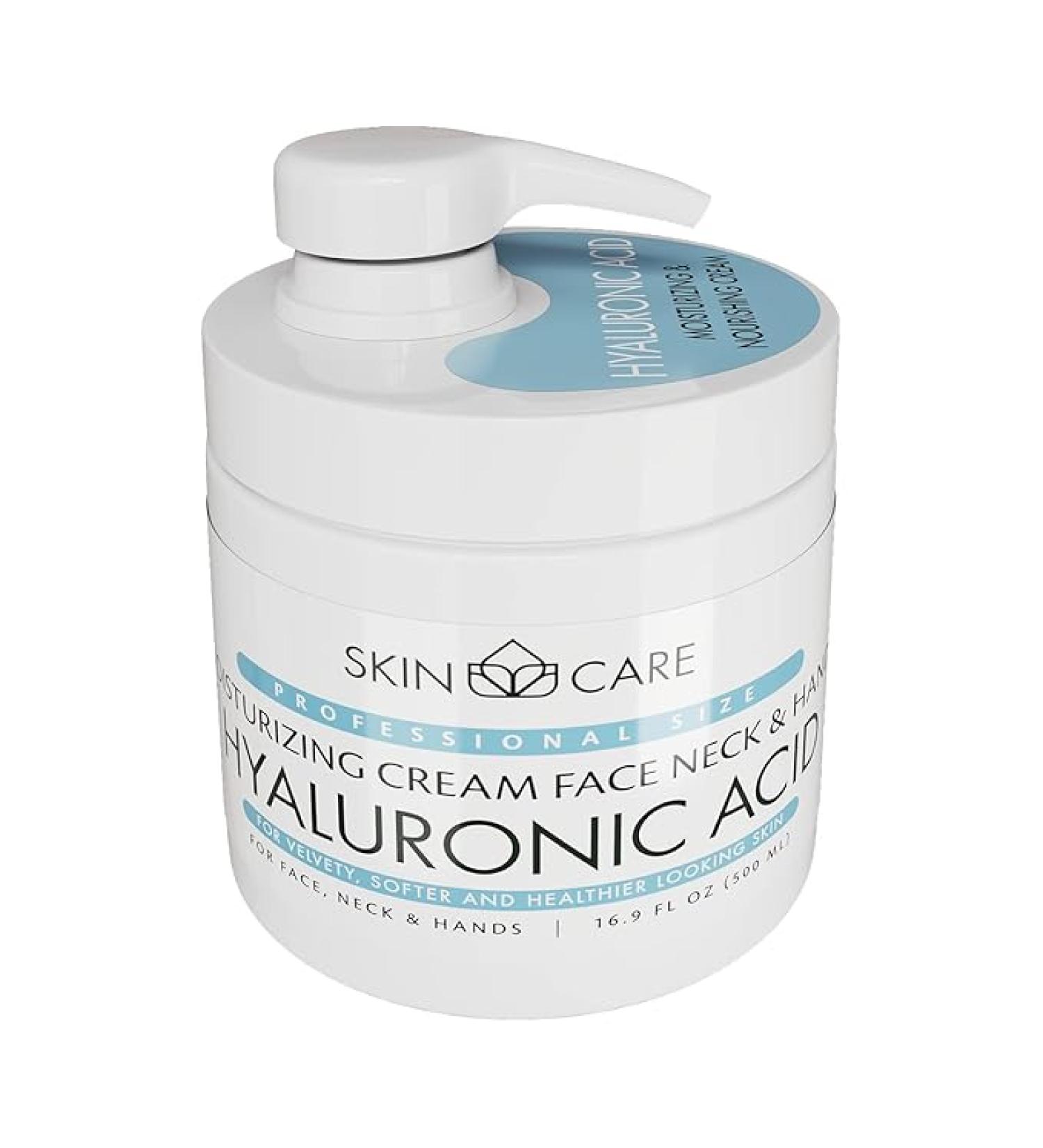 Hydrating 3-in-1 Moisturizing Cream with Hyaluronic Acid - Face  Neck & Hands - 16.9 fl. oz - Buy Online on SooperMarket.com