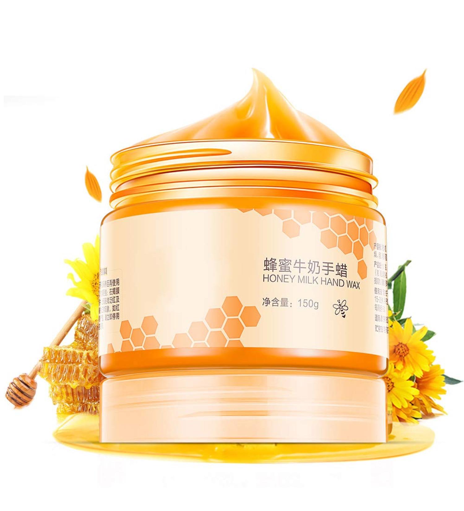 Buy Honey & Milk Hand Cream - Nourishing Moisturizing Mask for Calluses | 150g International Shipping - Buy Online on SooperMarket.com