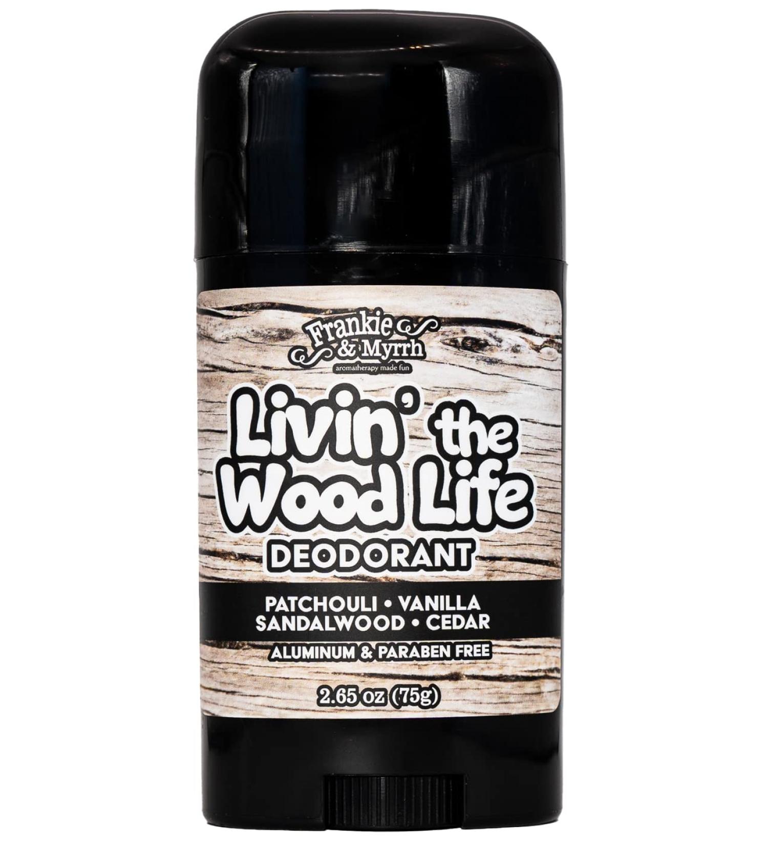Patchouli Vanilla Sandalwood Deodorant | Aluminum-Free Natural Deodorant for Men and Women | 2.56 oz | With Real Essential Oils | Coconut Oil and Shea Butter | Paraben and Phthalate Free - Buy Online on SooperMarket.com