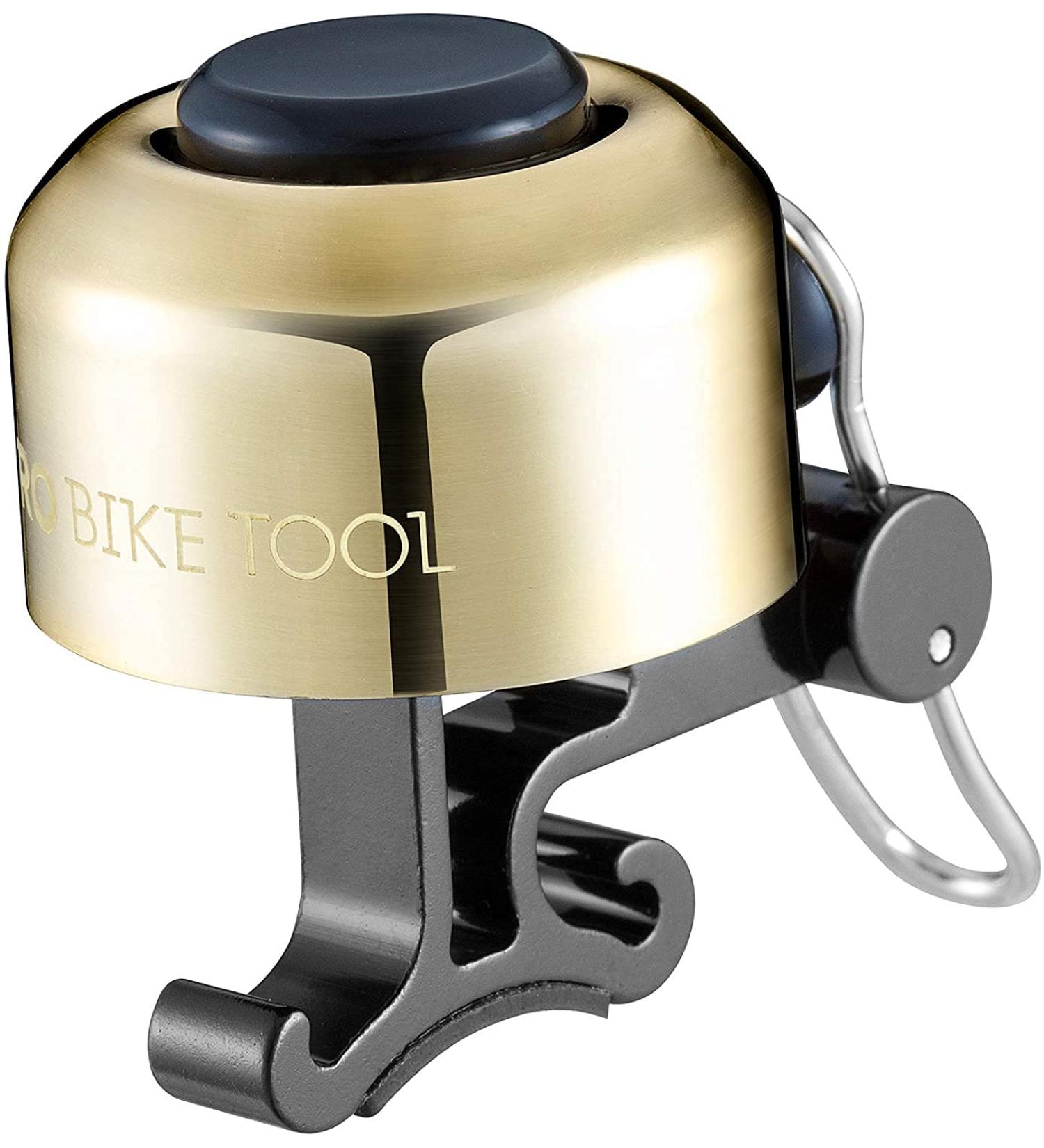 Pro Bike Tool Bicycle Bells - Clear Ringtone for Adults & Kids - Perfect for Street Mountain Beach Cruiser Bicycles - Premium Brass Bicycle Accessories - Buy Online on SooperMarket.com