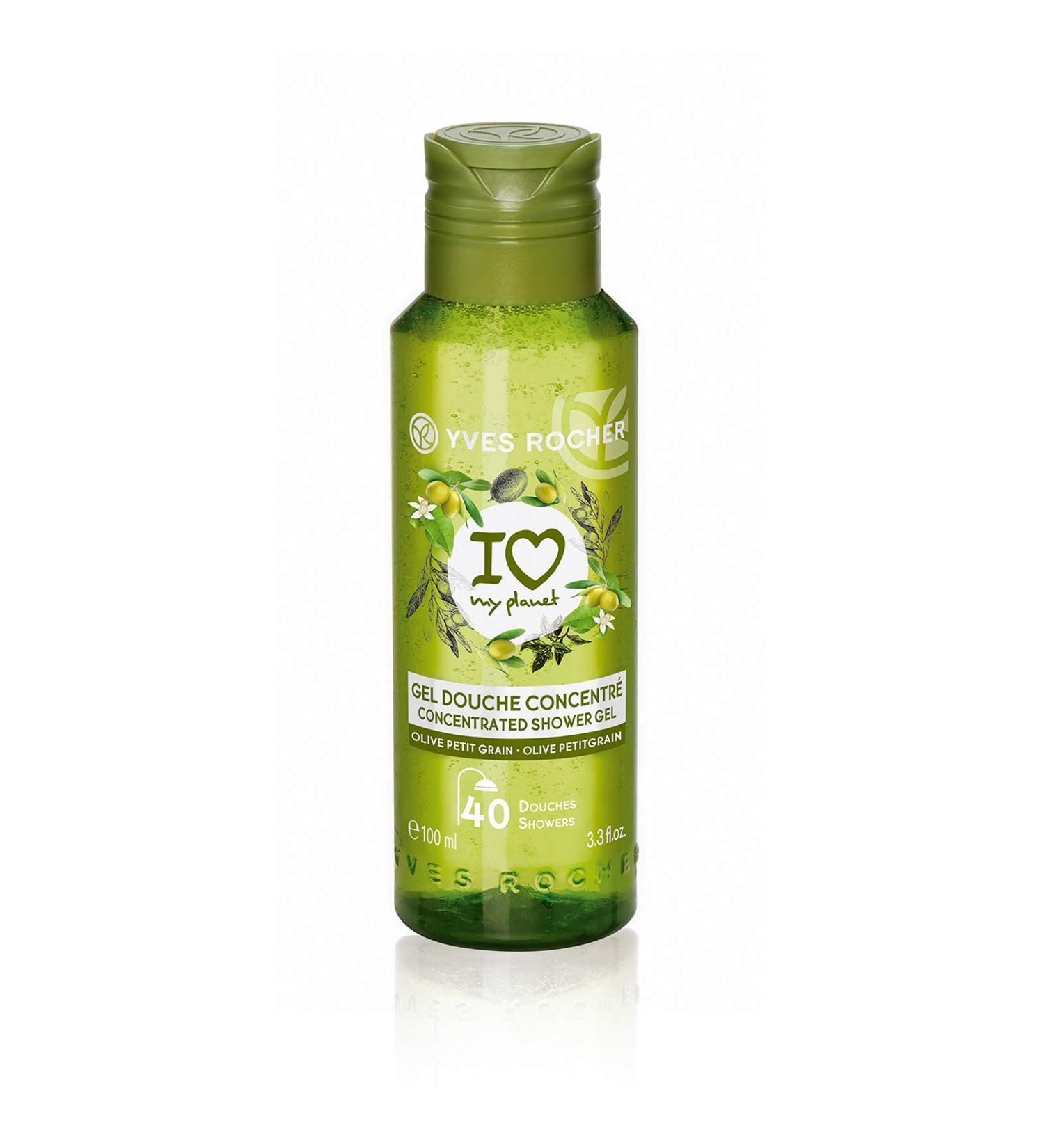 Yves Rocher Olive Petitgrain Concentrated Shower Gel 100ml - Luxurious Hydration for All Skin Types | International Shipping Available - Buy Online on SooperMarket.com