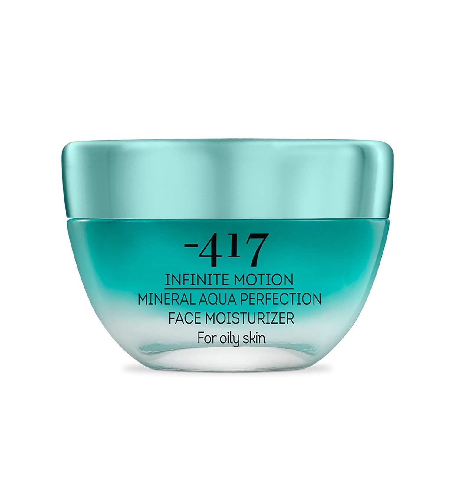 417 Dead Sea Cosmetics Mineral Aqua Face Moisturizer for Oily Skin | Hydrating Cream with Jojoba Oil & Shea Butter - 1.7 oz - Buy Online on SooperMarket.com