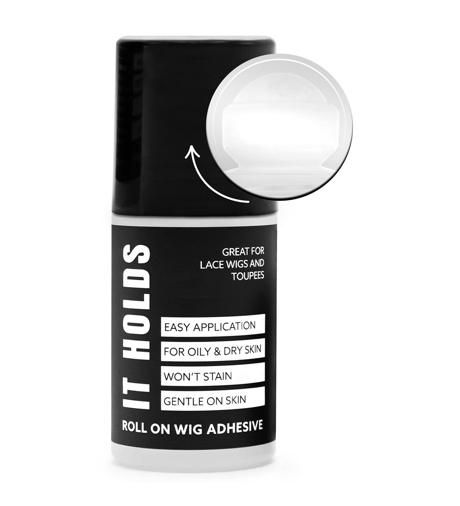 Premium Roll-On Body Glue for Skin - Liquid Fashion Tape | Butt & Body Glue | Sweat Resistant Adhesive | Wig & Sock Glue | Residue-Free | Made in USA - 2oz (1 Pack) - Buy Online on SooperMarket.com