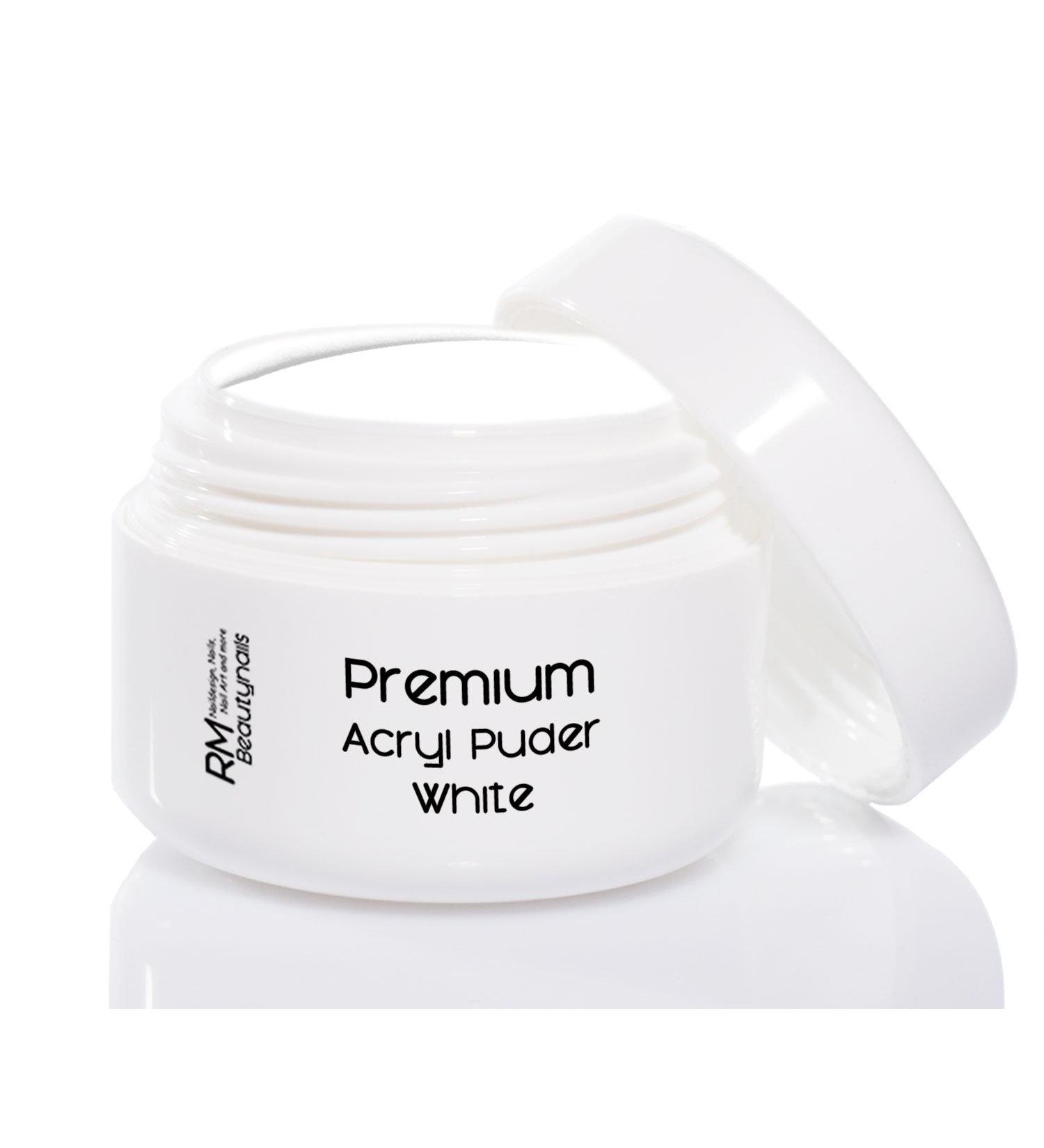 20g acrylic powder French white for nail design in studio quality 1x20g (1 pack) 20 g (1 pack)