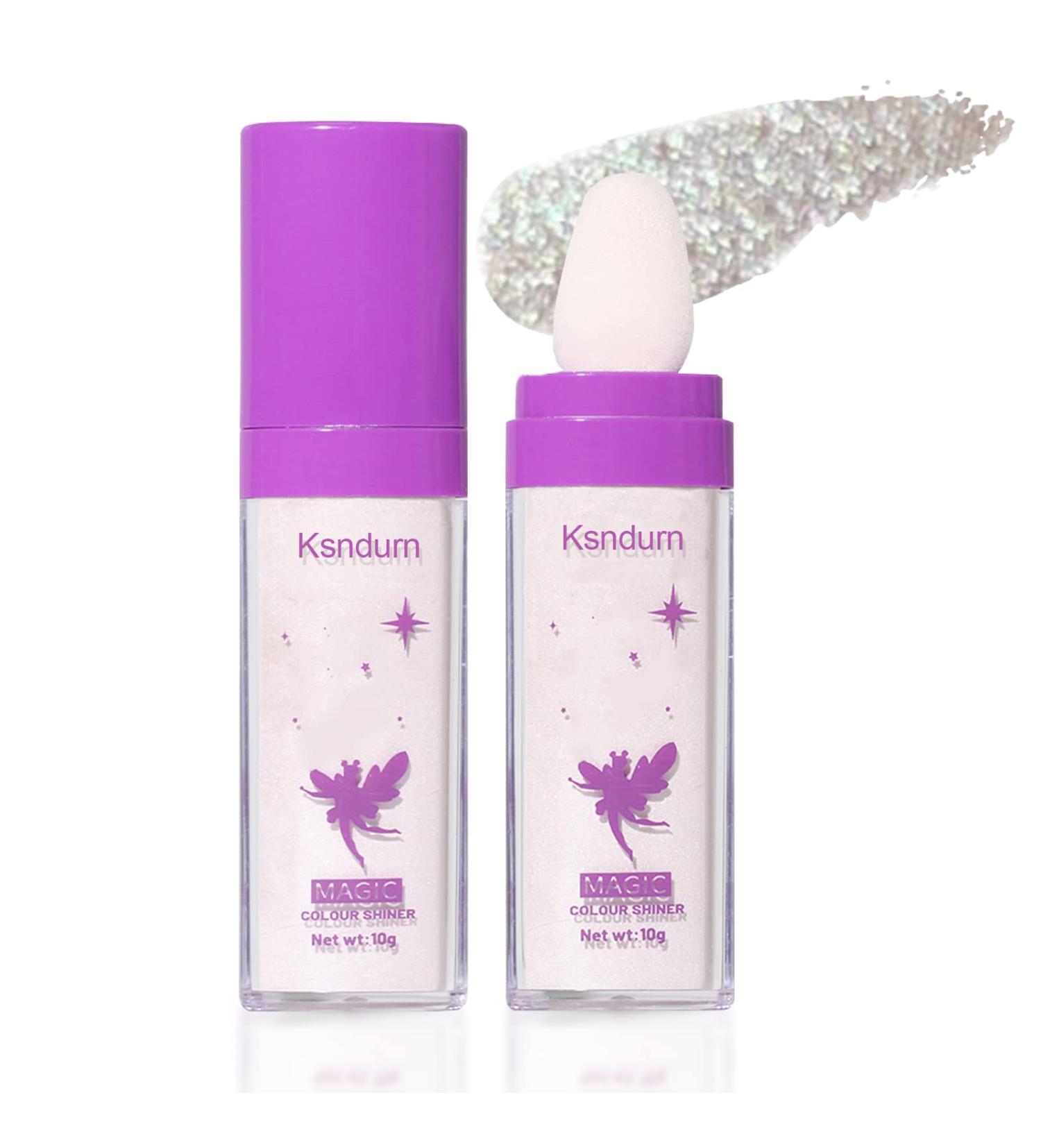 Highlight Patting Powder - Ksndurn White Body Glitter Blusher (Color 1) - Buy Online on SooperMarket.com