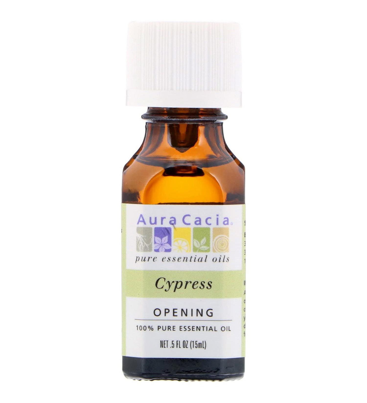 Aura Cacia 100% Pure Essential Oil Cypress .5 fl oz (15 ml)