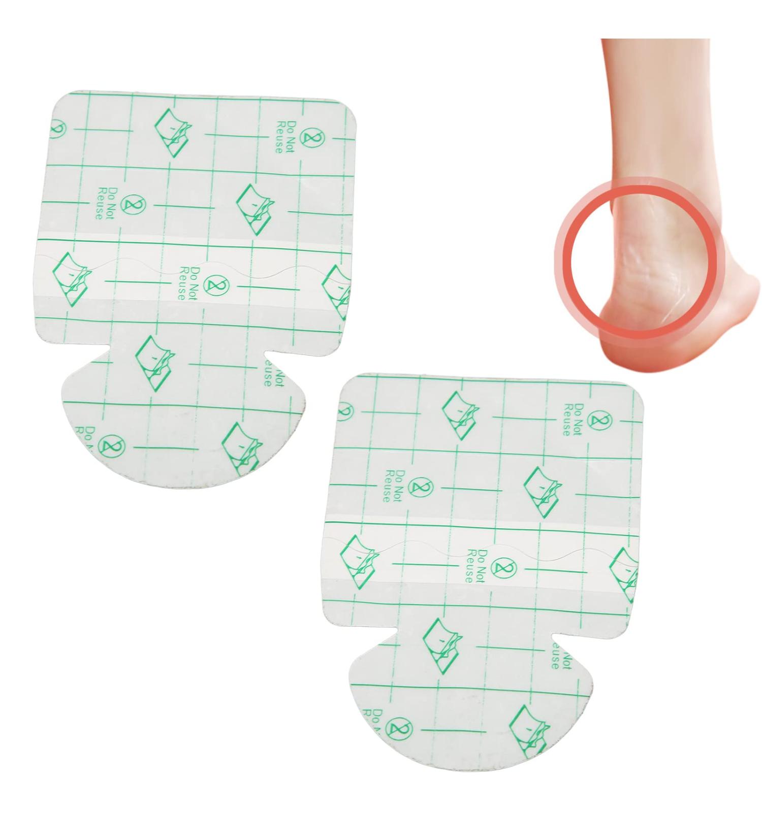 20pcs Heel Tape Sticker Moleskin Blister Plasters for Feet Foot Care Tape Patches Waterproof Foam Blister Sticker Moleskin Pads Strong Viscosity Invisible Blister Bandage 20 Pcs - Buy Online on SooperMarket.com