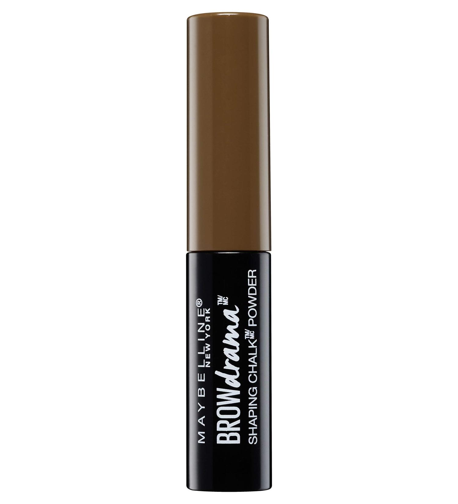 Maybelline Brow Drama Shaping Chalk Powder No. 130 Dark Blonde - Velvety Eyebrow Powder for Natural Look | 1 Piece - Buy Online on SooperMarket.com