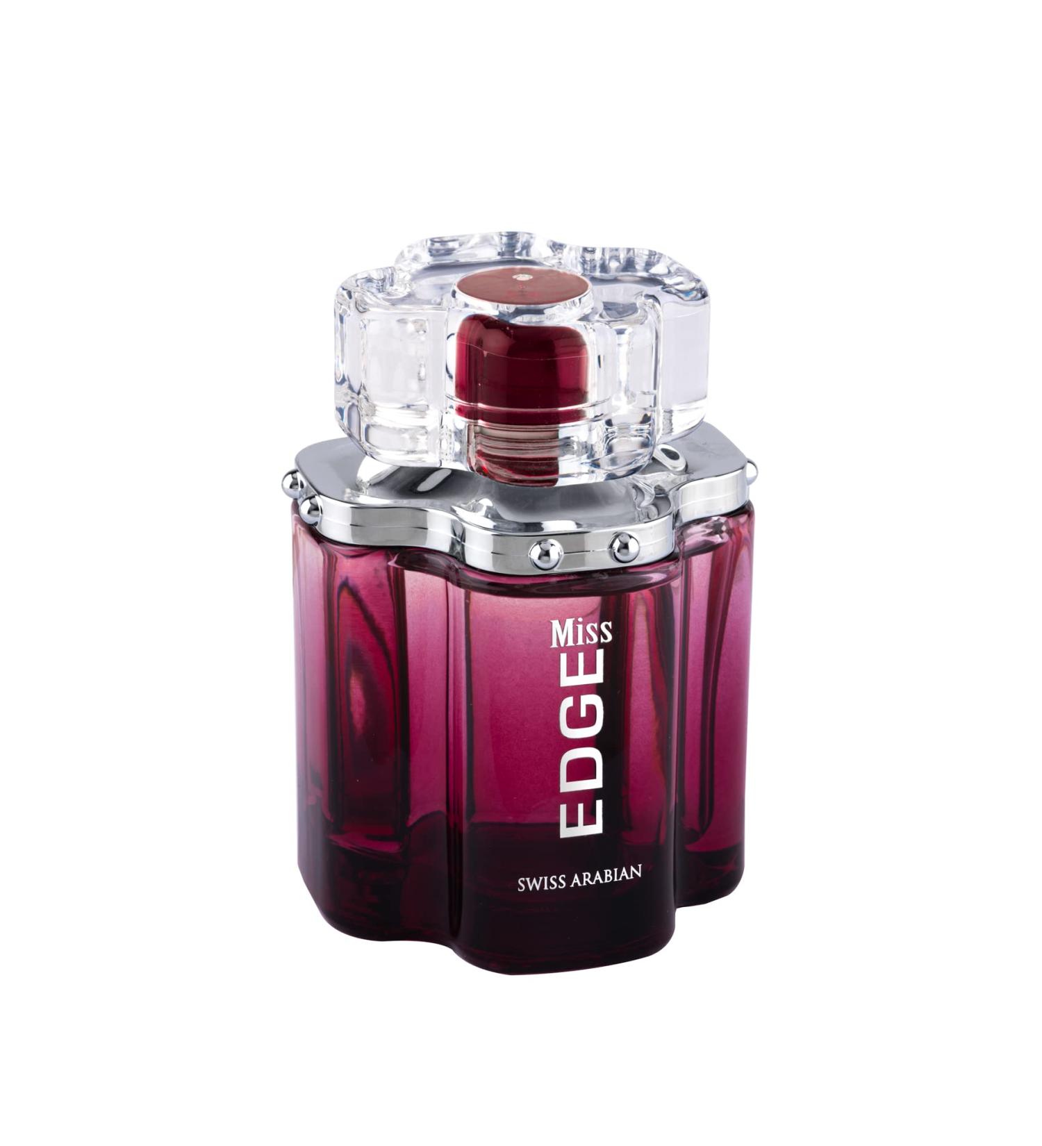 Swiss Arabian Miss EDGE - Luxury Products From Dubai - Long Lasting Addictive Personal EDP Spray Fragrance - Seductive Signature Aroma - 3.4 Oz - Buy Online on SooperMarket.com