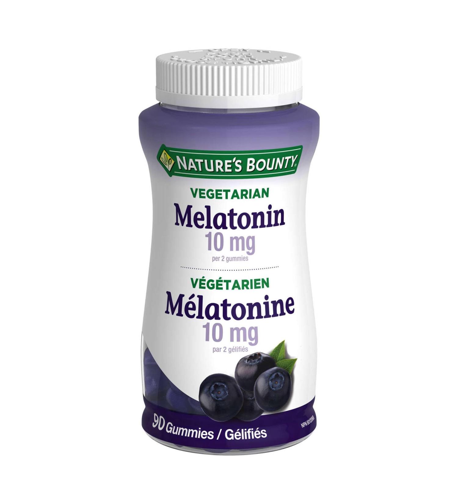 Nature's Bounty Melatonin 10mg Gummy Vegetarian 90 Count - Buy Online on SooperMarket.com