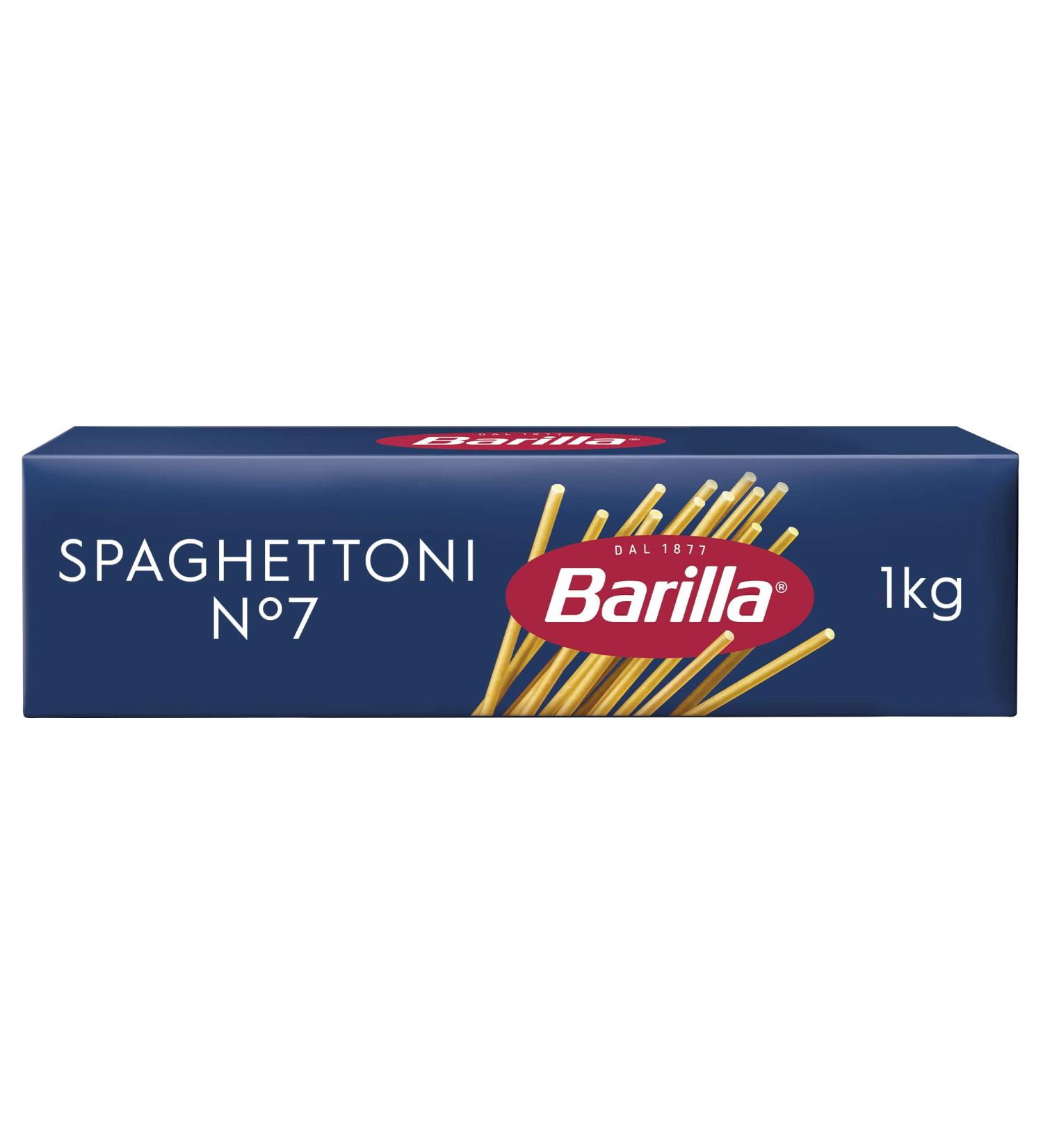 Buy Barilla Pasta Classic Spaghettoni n.7 - 1 kg Durum Wheat - Always Al Dente - International Shipping - Buy Online on SooperMarket.com