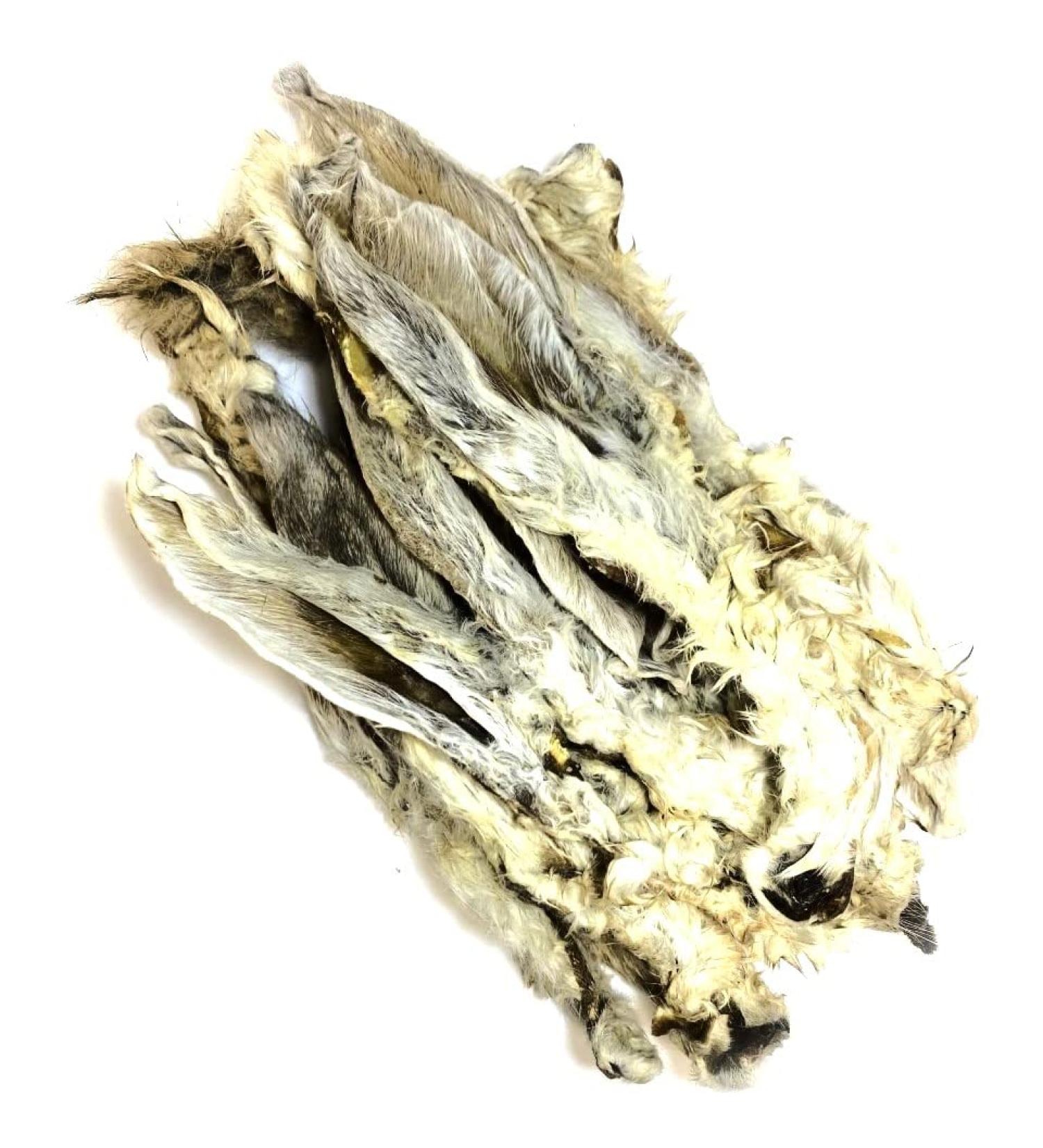 Rabbit Ears with Fur 3kg Natural Dog Treats Chews Hypoallergenic Hair - Buy Online on SooperMarket.com