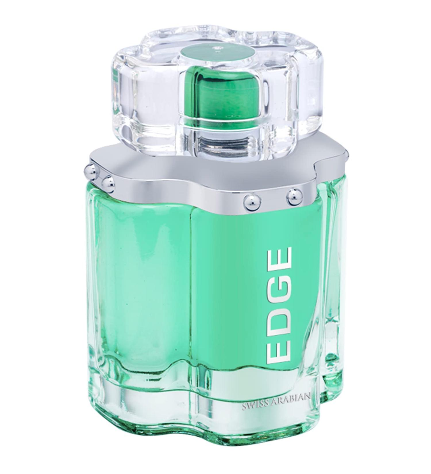 Swiss Arabian EDGE - Luxury Products From Dubai - Long Lasting Addictive Personal EDP Spray Fragrance - Seductive Signature Aroma - 3.4 oz Cedar 3.4 Fl Oz (Pack of 1) - Buy Online on SooperMarket.com