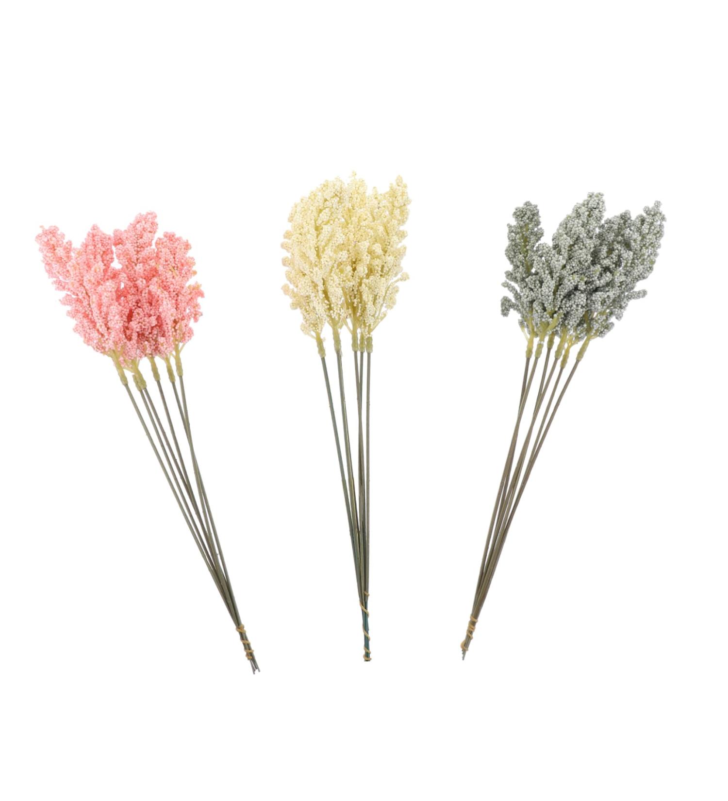 18pcs Artificial Corn Ear Fake Flower Holding Flowers Plastic Bride Ears of Wheat Assorted Color 30X1.5CM - Buy Online on SooperMarket.com