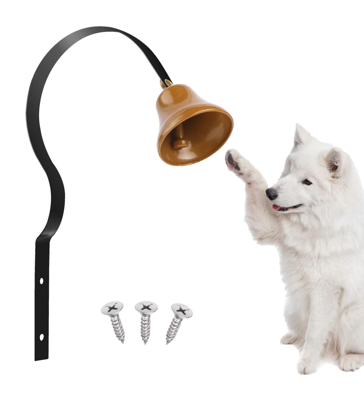 Shop Owner Dog Training Bell | Metal Wall-Mounted Door Bell - SliverDeW - Buy Online on SooperMarket.com