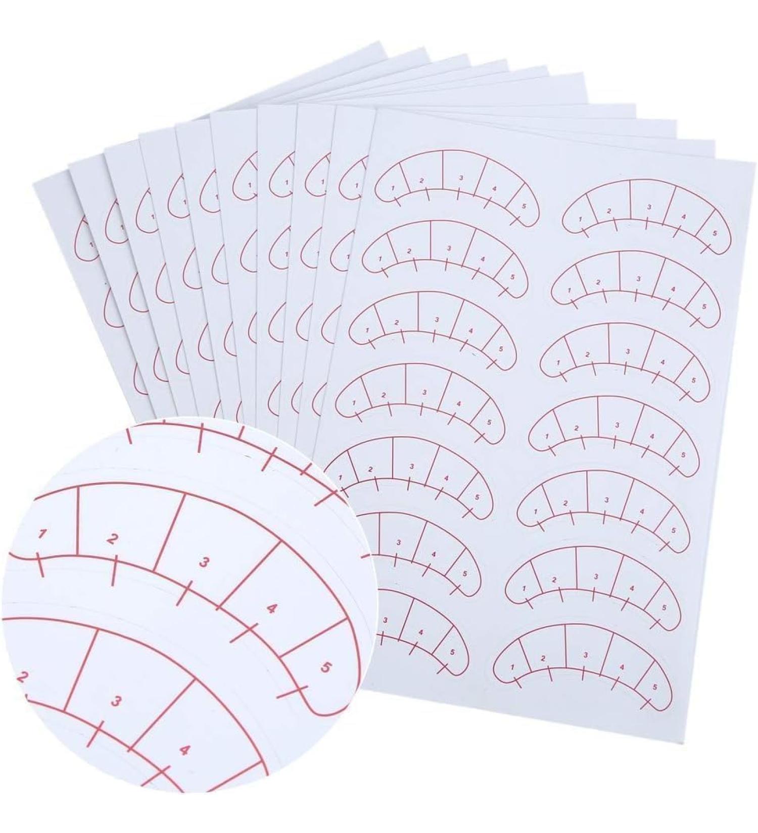 Pad's Positioning Eyelash Extension - Self-Adhesive Stickers for Training - 280PCS Eyelash Extension Tool - Buy Online on SooperMarket.com