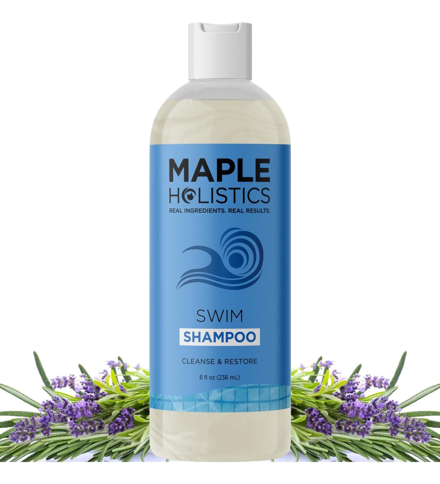 After Swim Shampoo for Kids & Adults - Chlorine Removal Clarifying Shampoo with Tea Tree & Rosemary - Gentle Swim Shampoo for Swimmers - Buy Online on SooperMarket.com