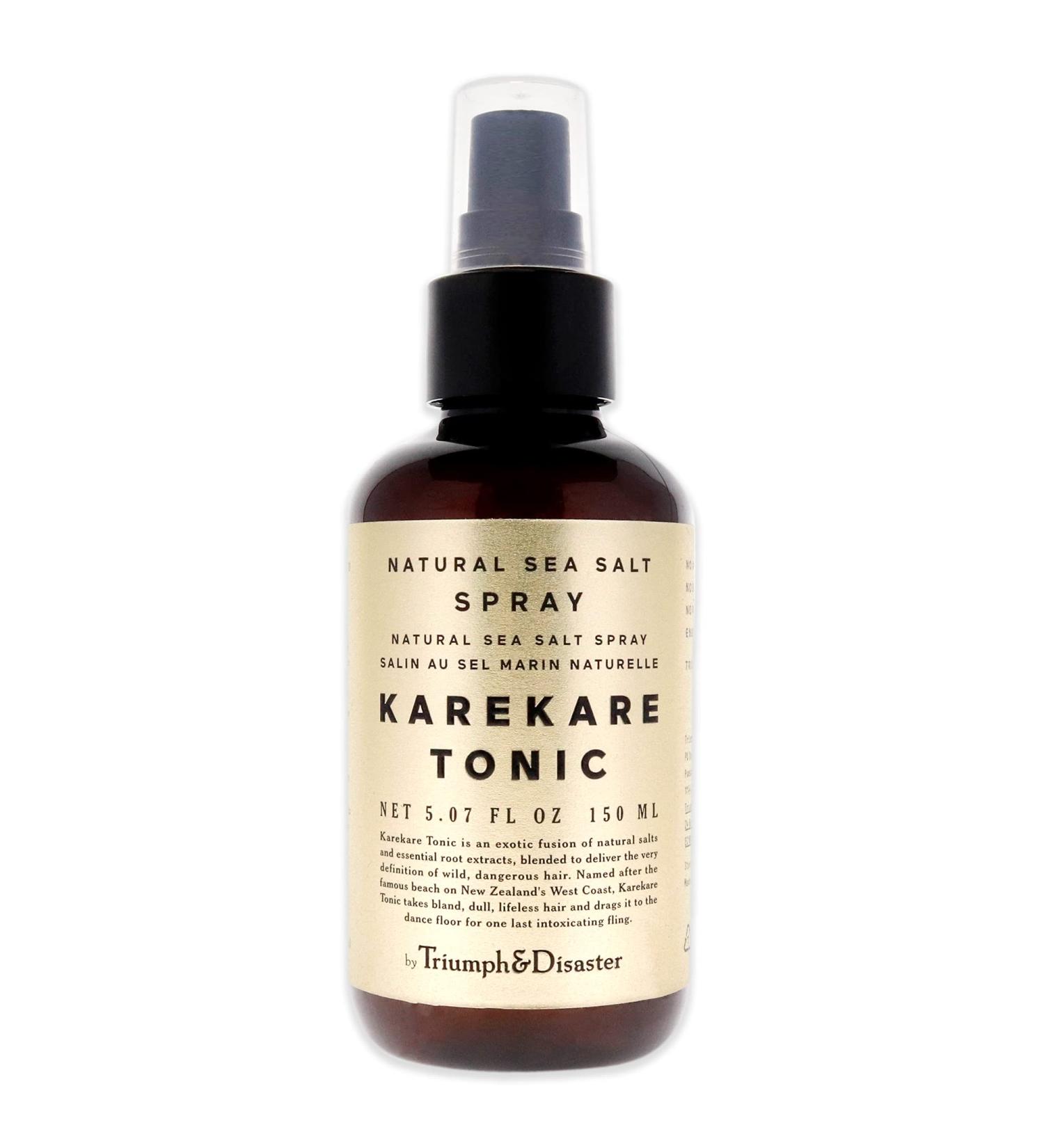 Triumph & Disaster Karekare Hair Tonic | Texturizing Sea Salt Spray 5.07oz - 100% Natural | Men & Women - Buy Online on SooperMarket.com