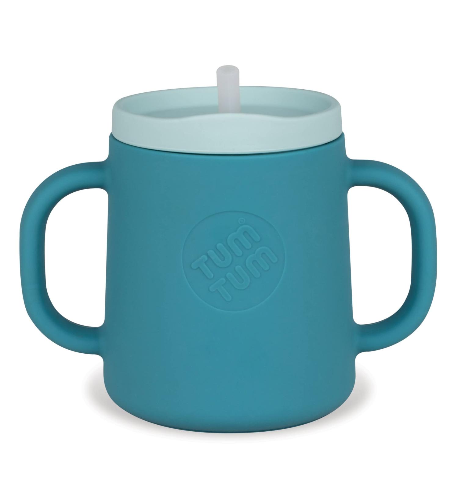 TUM TUM 3-way Baby Trainer Cup 180ml (Blue) | Designed by Feeding Specialist - Buy Online on SooperMarket.com