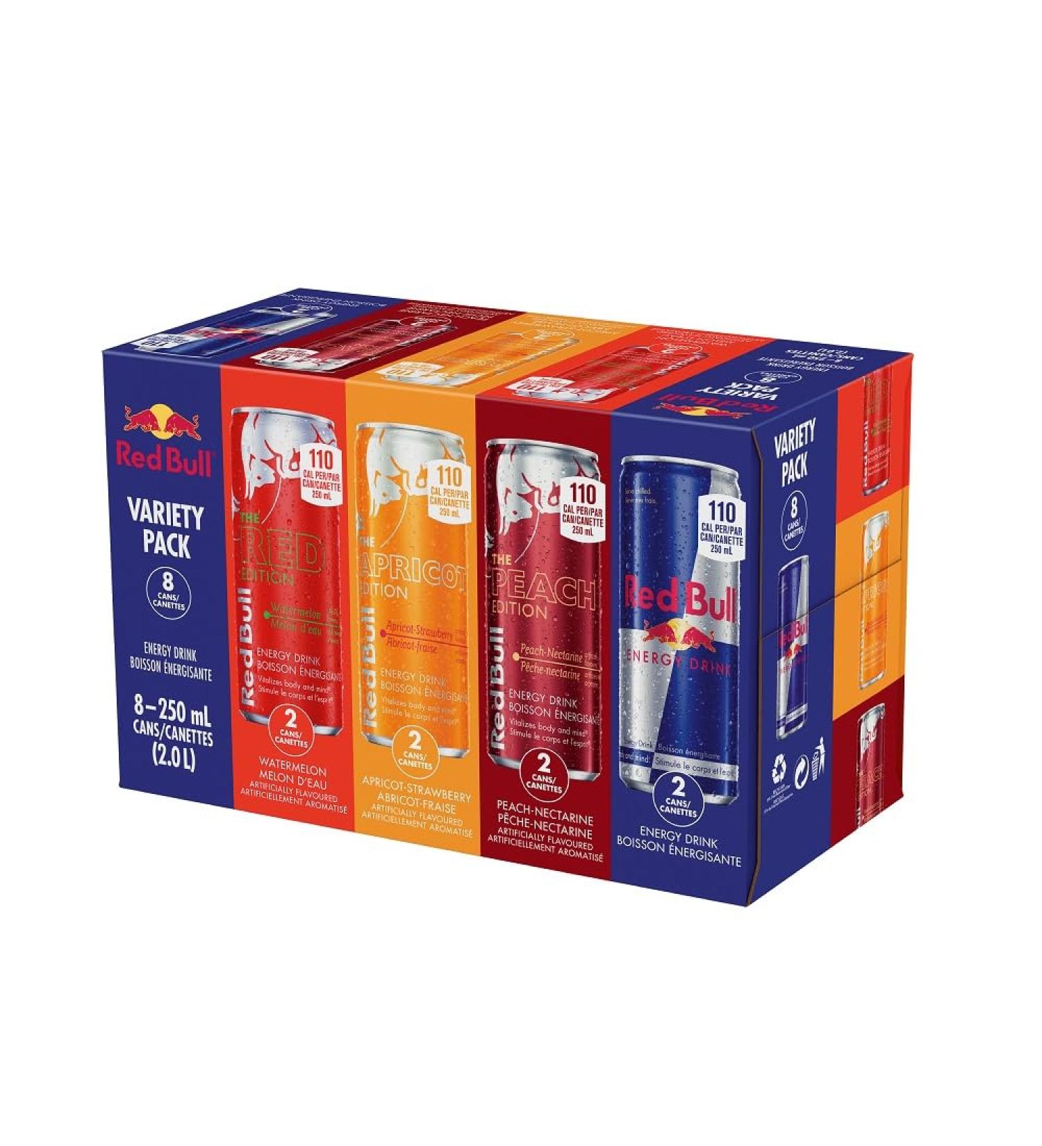 Red Bull Energy Drink Variety Pack 250ml (8pk) - Buy Online on SooperMarket.com