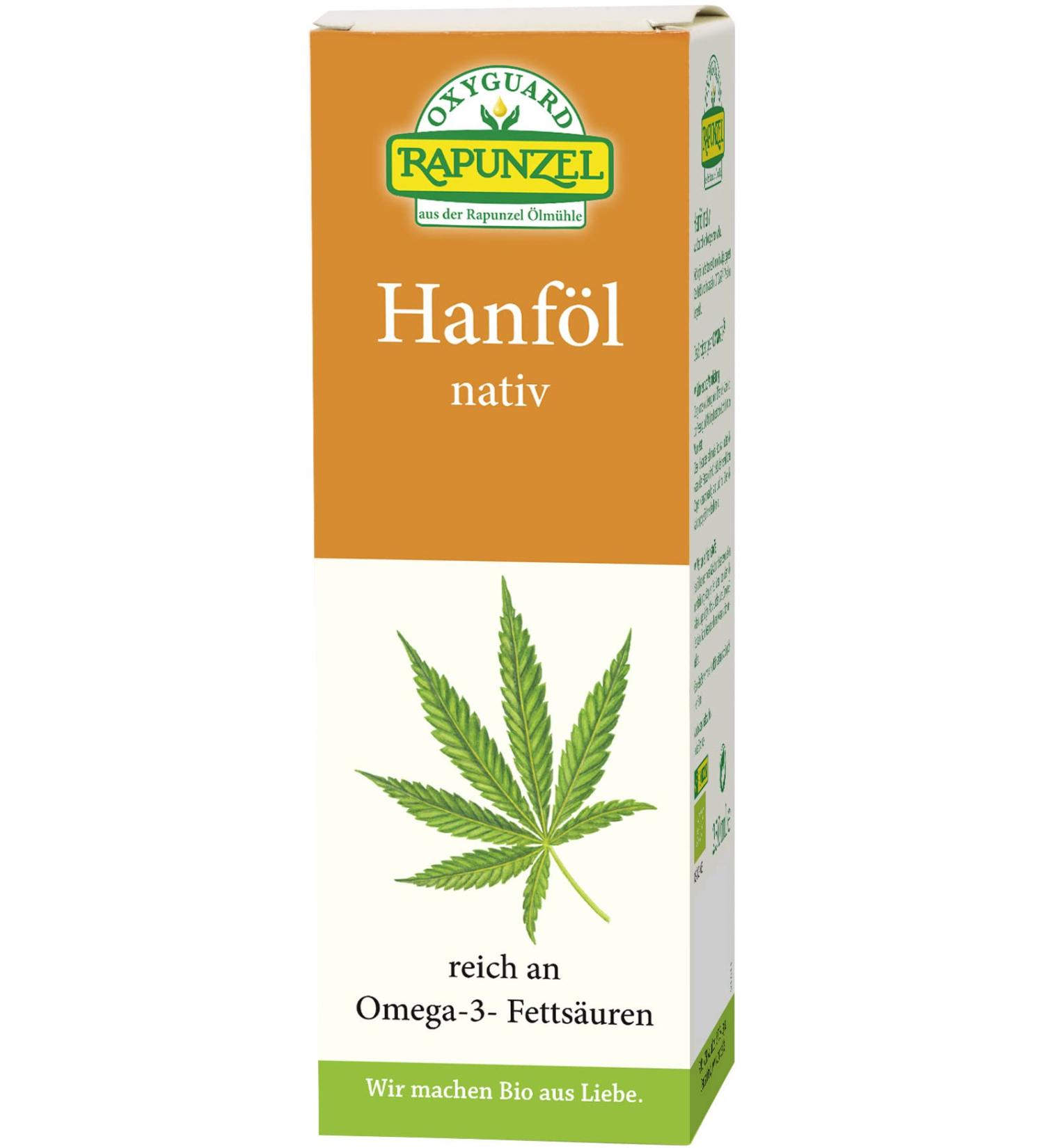 Rapunzel Organic OXYGUARD Hemp Oil Native (2 x 250 ml) Hemp Oil 2 x 250 ml