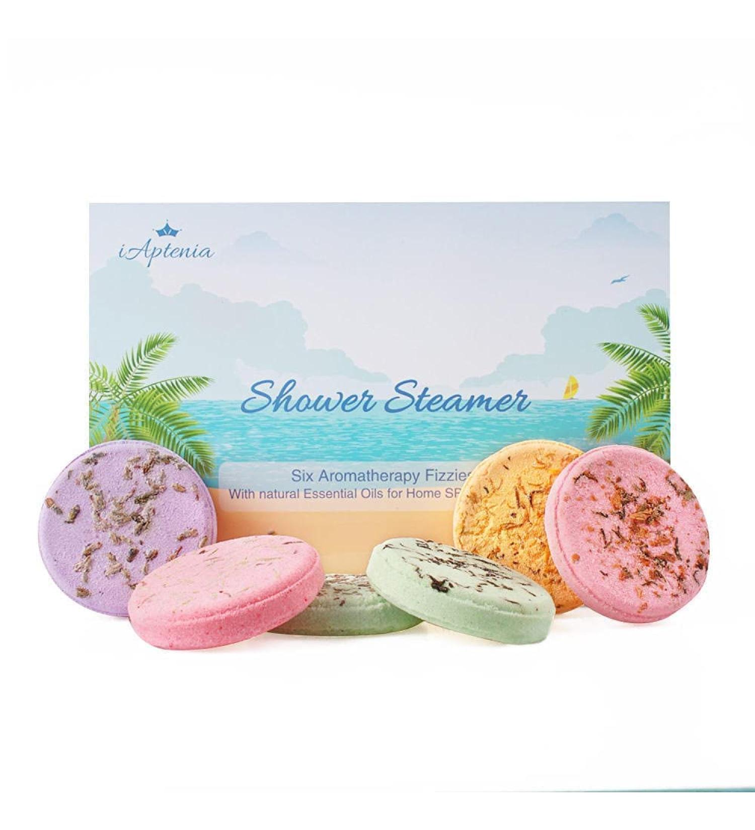 Essential Oil Aromatherapy Shower Steamers - 6 Tablets with Essential Oils - Buy Online on SooperMarket.com