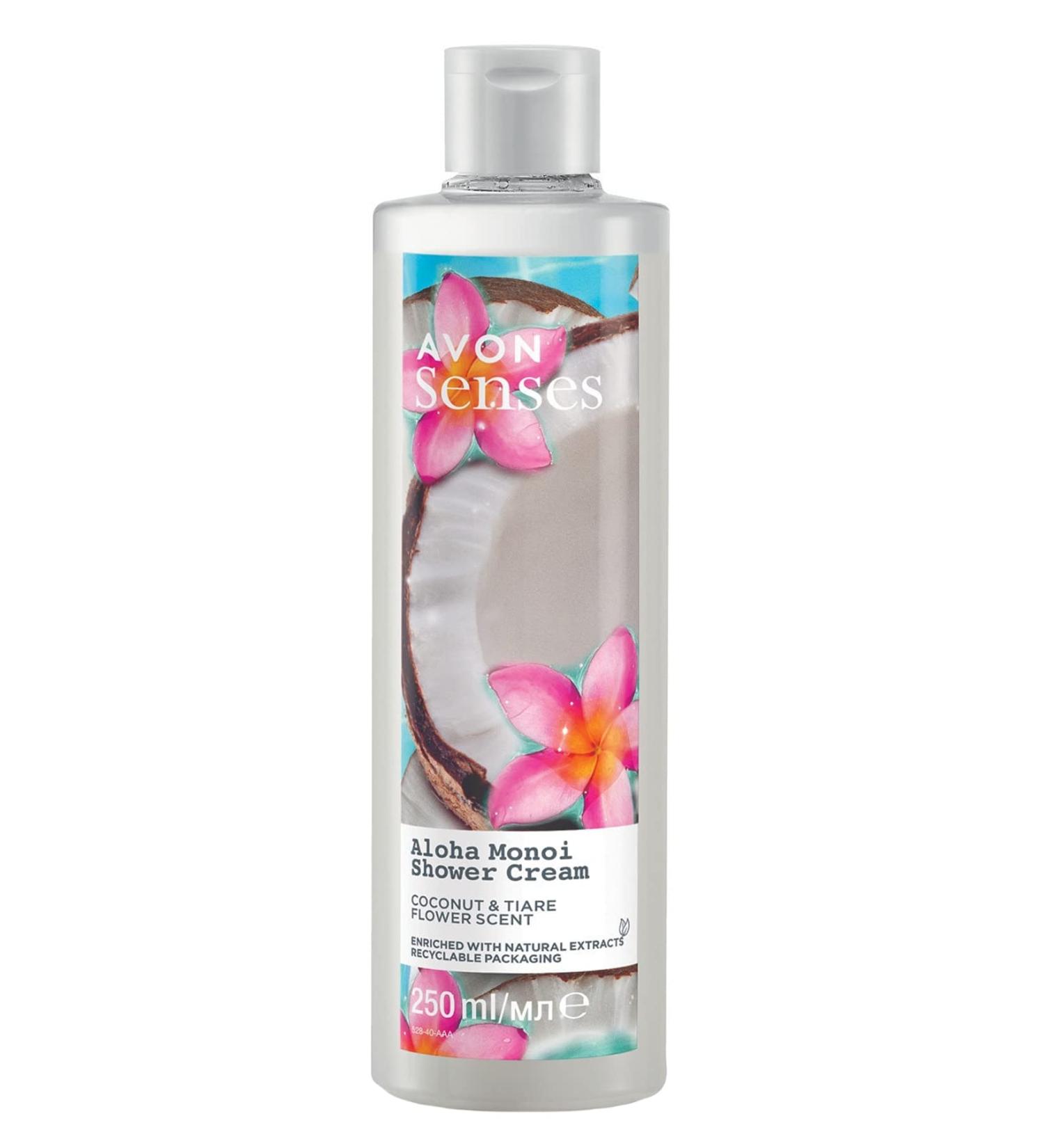 Avon Senses Aloha Monoi Shower Cream Coconut &. Tiara Flower 250ml - Buy Online on SooperMarket.com