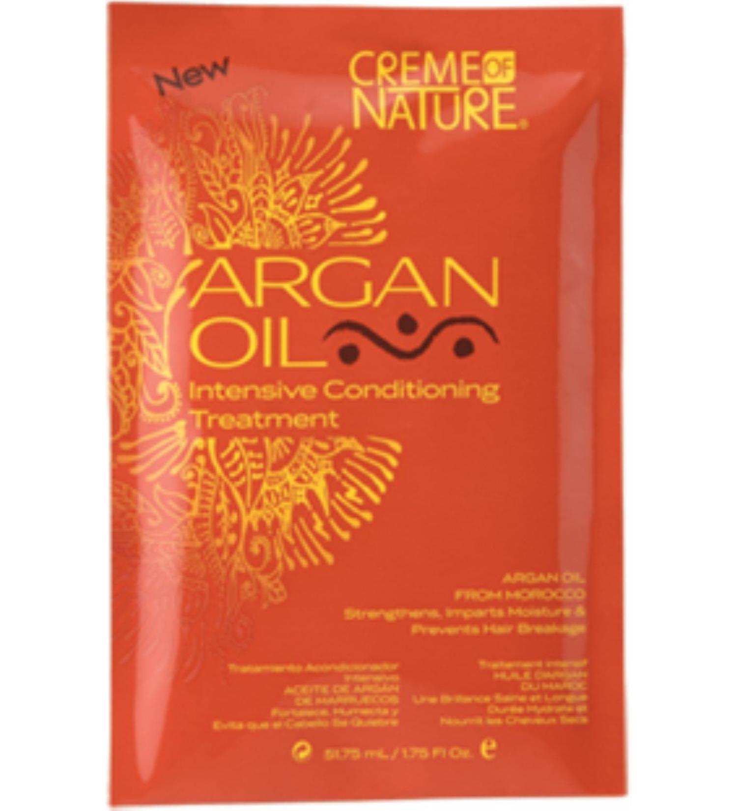 Creme of Nature Argan Oil Intensive Conditioning Treatment 1.75 oz (Pack of 9)
