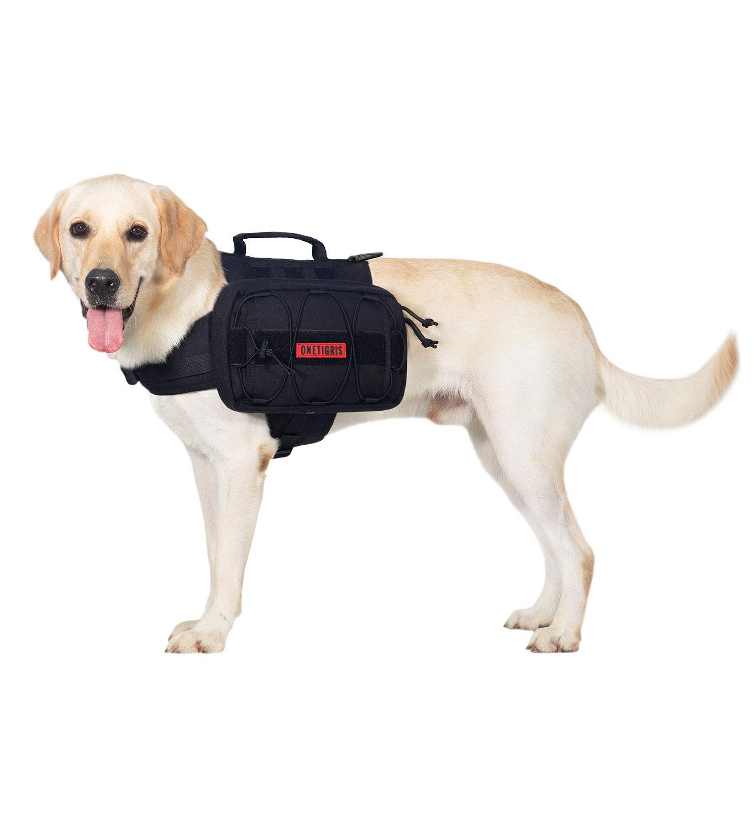 OneTigris Mammoth Dog Backpack 2.0 - Tear-Resistant Camping & Hiking Backpack for Medium/Large Dogs (M Black) - International Shipping Available - Buy Online on SooperMarket.com