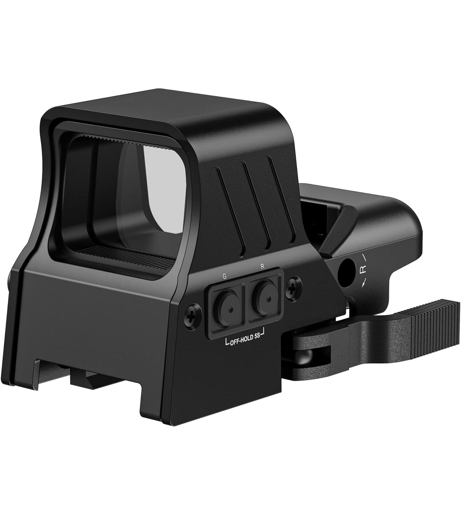 MidTen Red Green Dot Sight 4 Reticles | Reflex Sight Quick Detach Mount 20mm Rail - Buy Online on SooperMarket.com