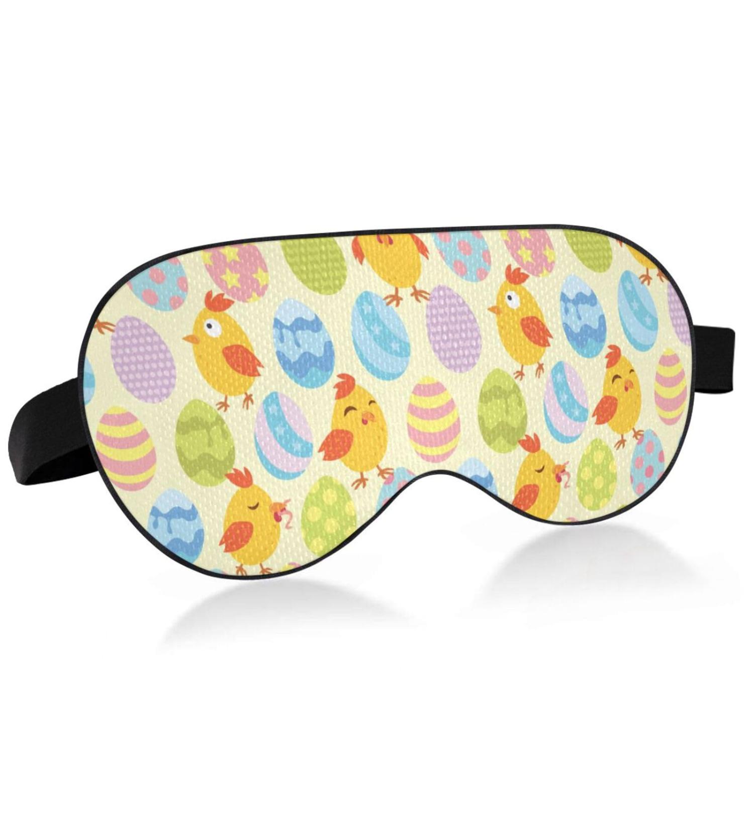 Light Blocking Eye Mask for Adults - Breathable & Adjustable - Perfect for Travel, Yoga, Meditation, Office - Deep Sleep Comfort - Easter Yellow - Buy Online on SooperMarket.com