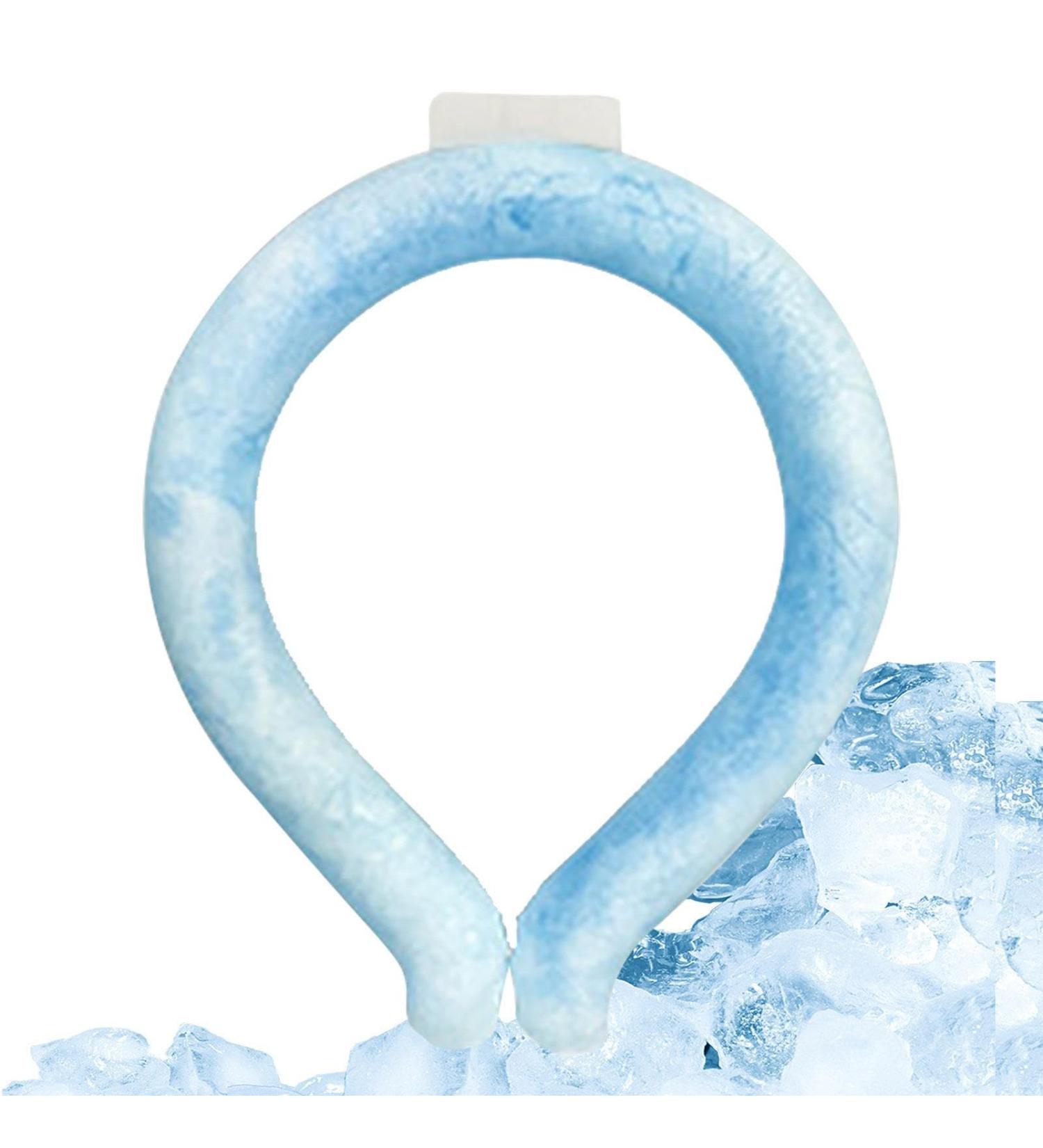 Cooling Device for Neck - Reusable Cooling Collar Wraps for Hot | Outdoor Essentials Wearable Cooling Wraps for Offices Concerts Home Gym Puchen Sea Salt Blue Below 18 Degrees - Buy Online on SooperMarket.com