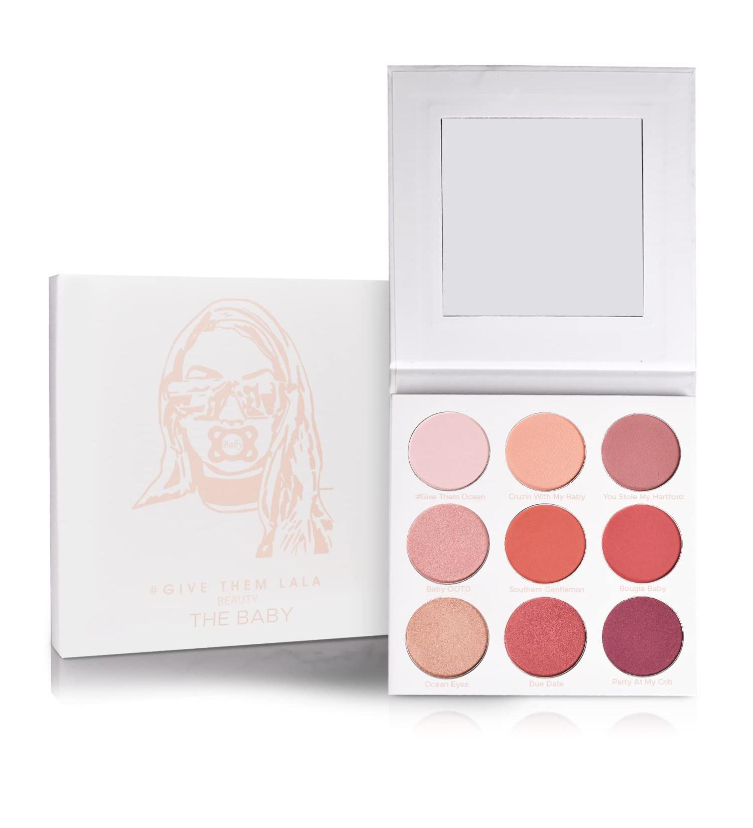 GIVE THEM LALA Beauty Eyeshadow Palette - Natural, Highly Pigmented Shades | Long Lasting & Blendable | Cruelty Free Makeup by Lala Kent - Buy Online on SooperMarket.com