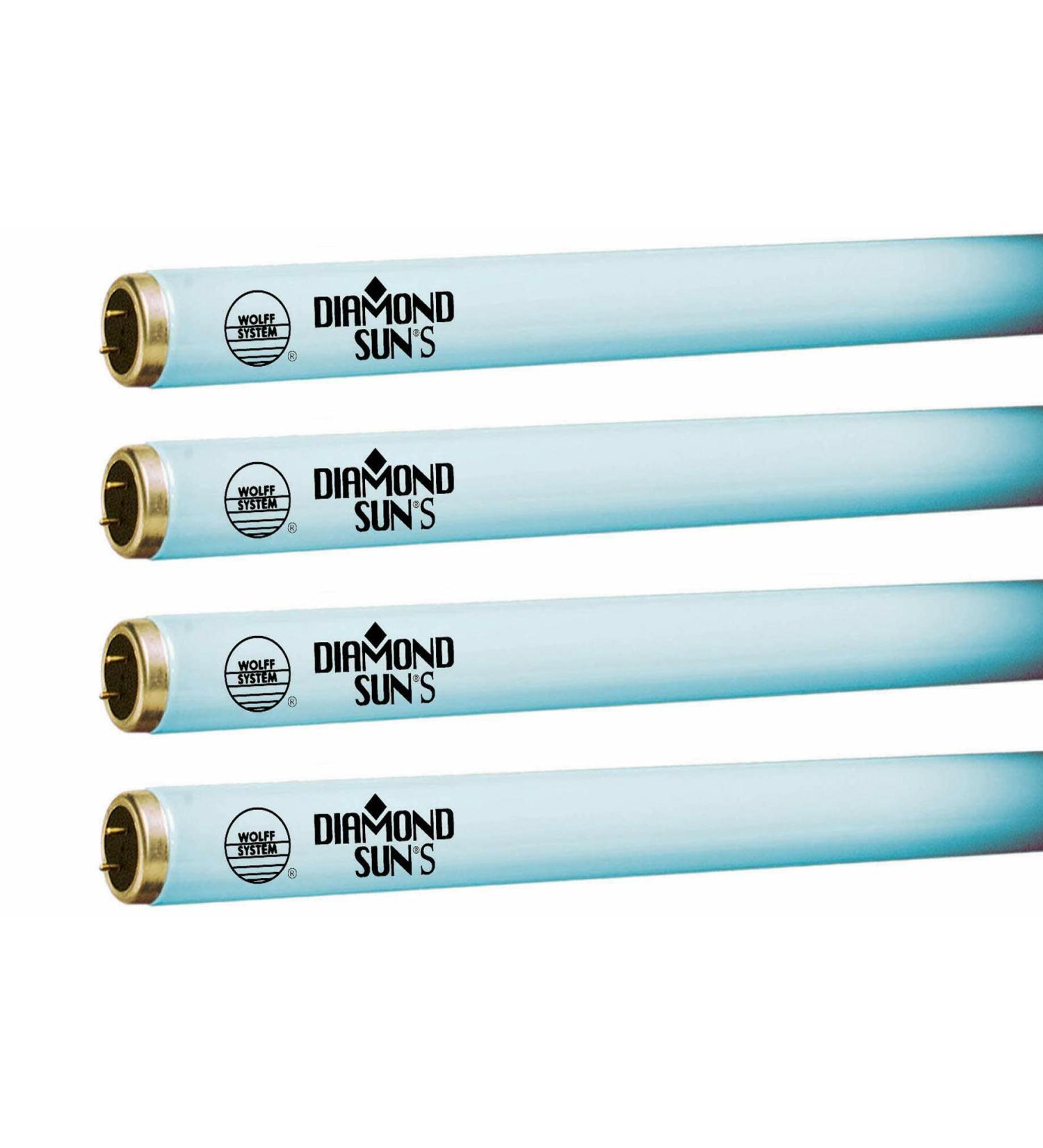 Wolff System Diamond Sun F71 100W Bi Pin Tanning Bulbs (24)
